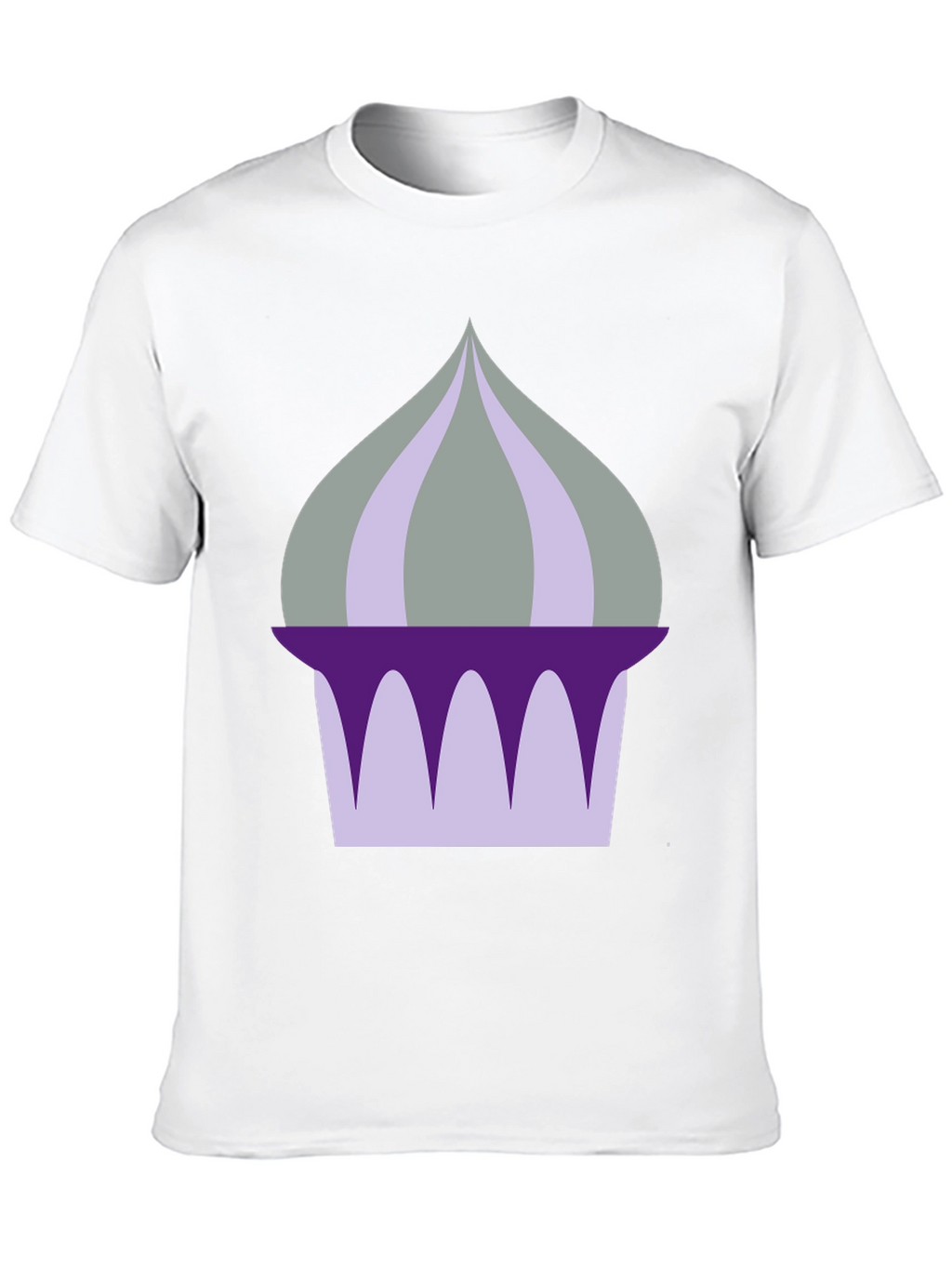 Camiseta Negra con Diseño de Cúpula Abstracta