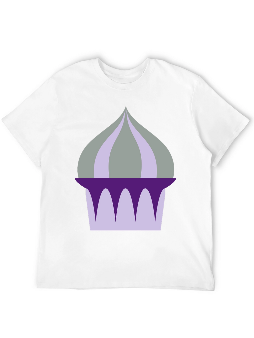 Camiseta Negra con Diseño de Cúpula Abstracta