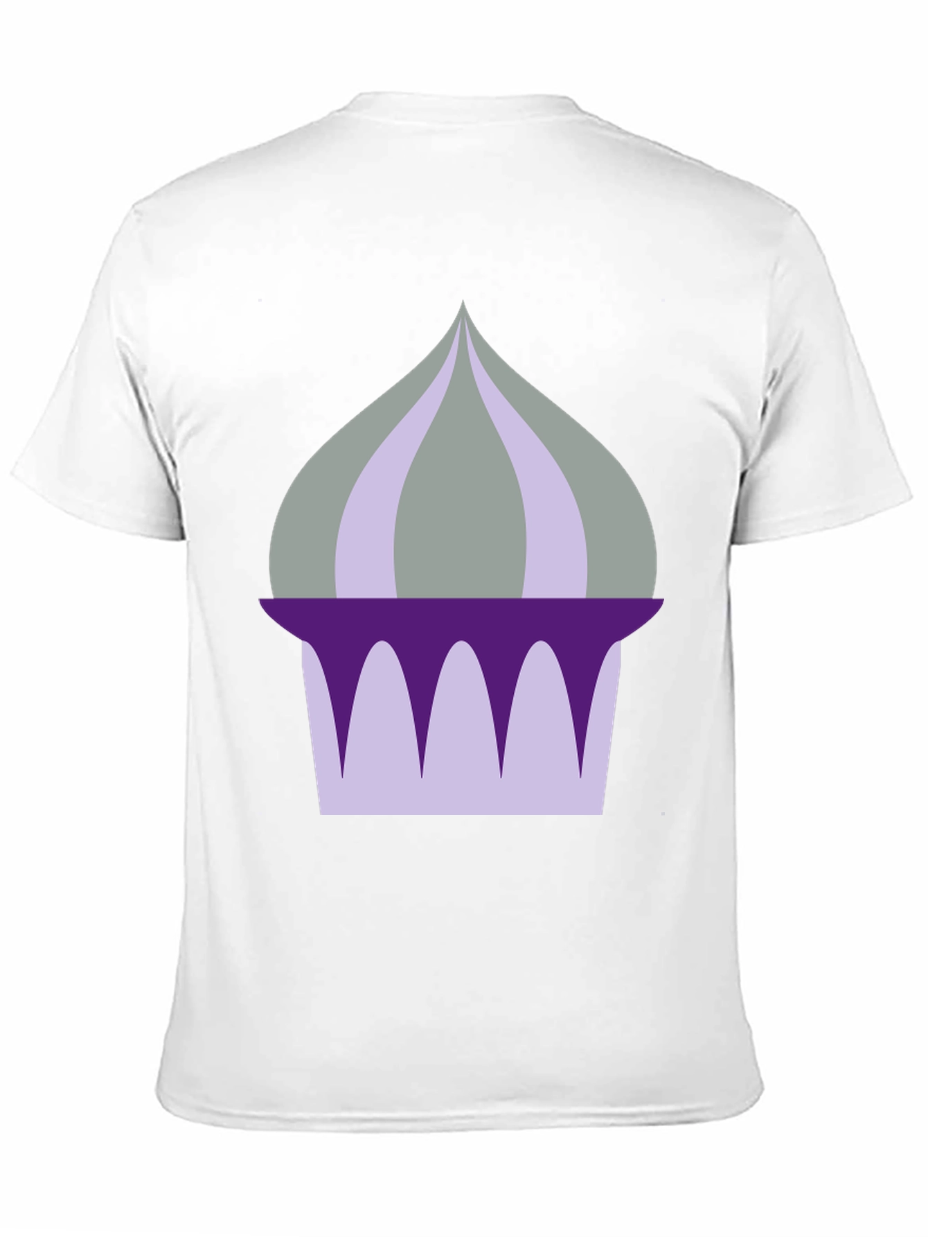 Camiseta Negra con Diseño de Cúpula Abstracta