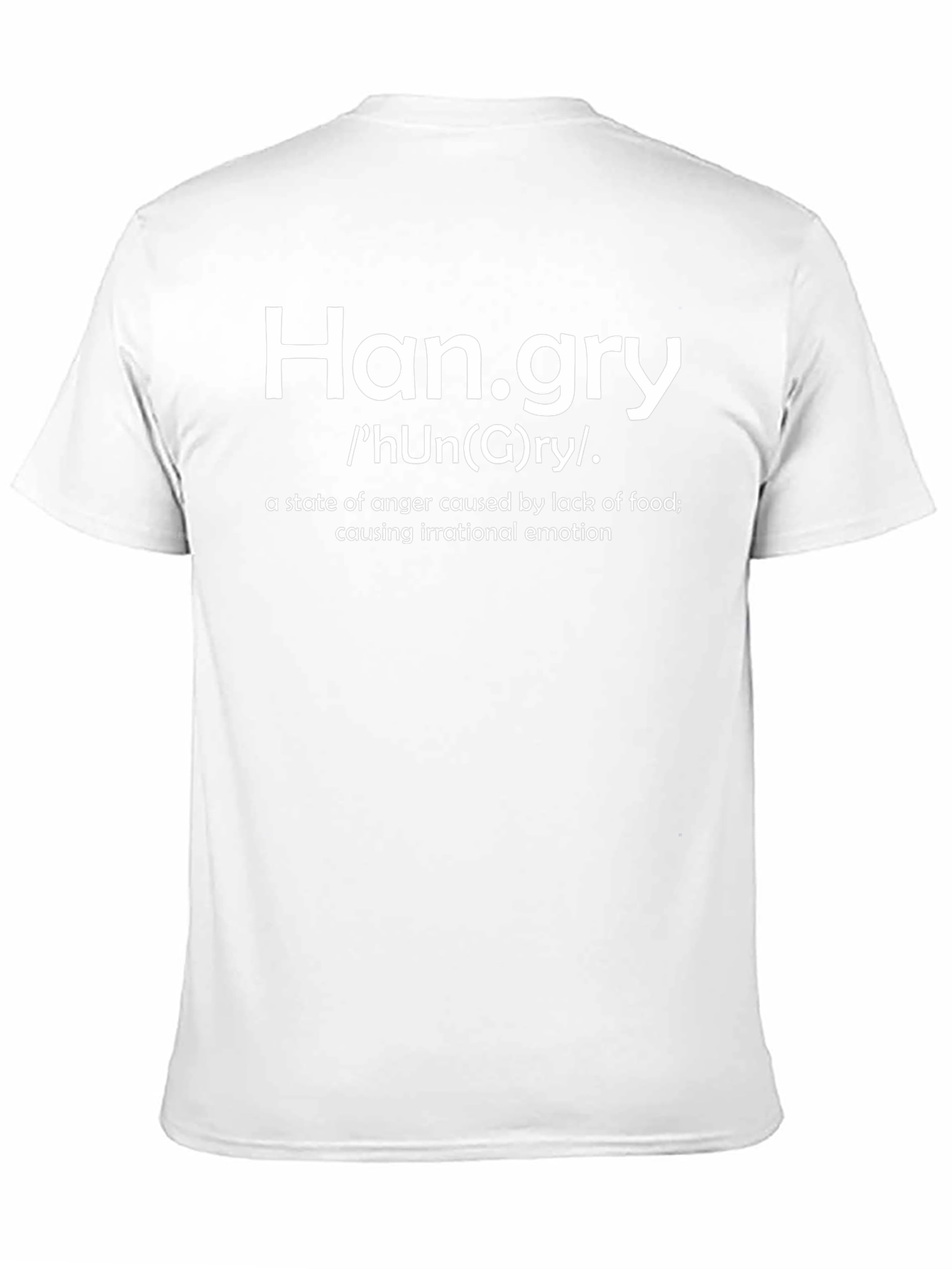 Camiseta Hangry para los Irritables con Hambre
