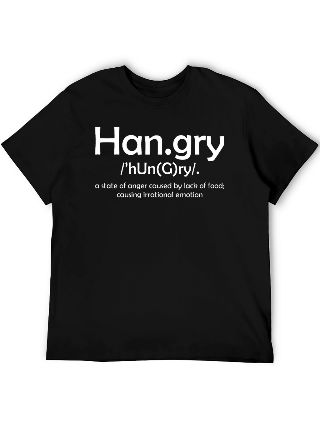 Camiseta Hangry para los Irritables con Hambre