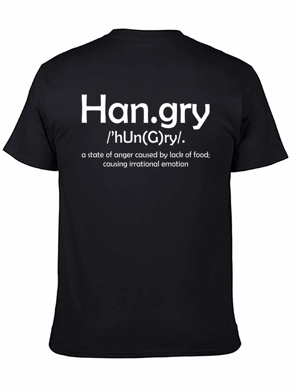 Camiseta Hangry para los Irritables con Hambre