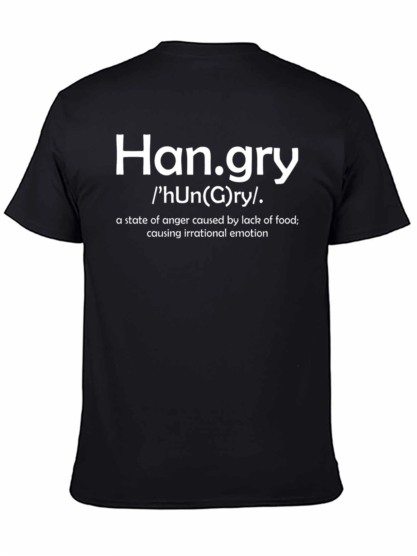Camiseta Hangry para los Irritables con Hambre