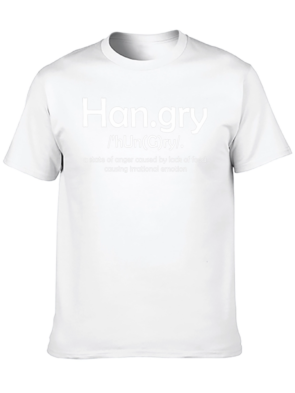 Camiseta Hangry para los Irritables con Hambre