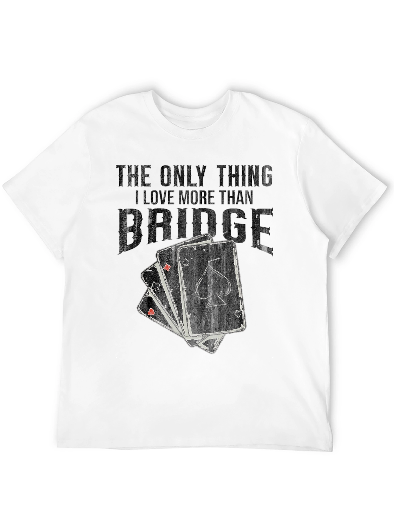 Camiseta Hombre: Amor por Bridge y Cartas