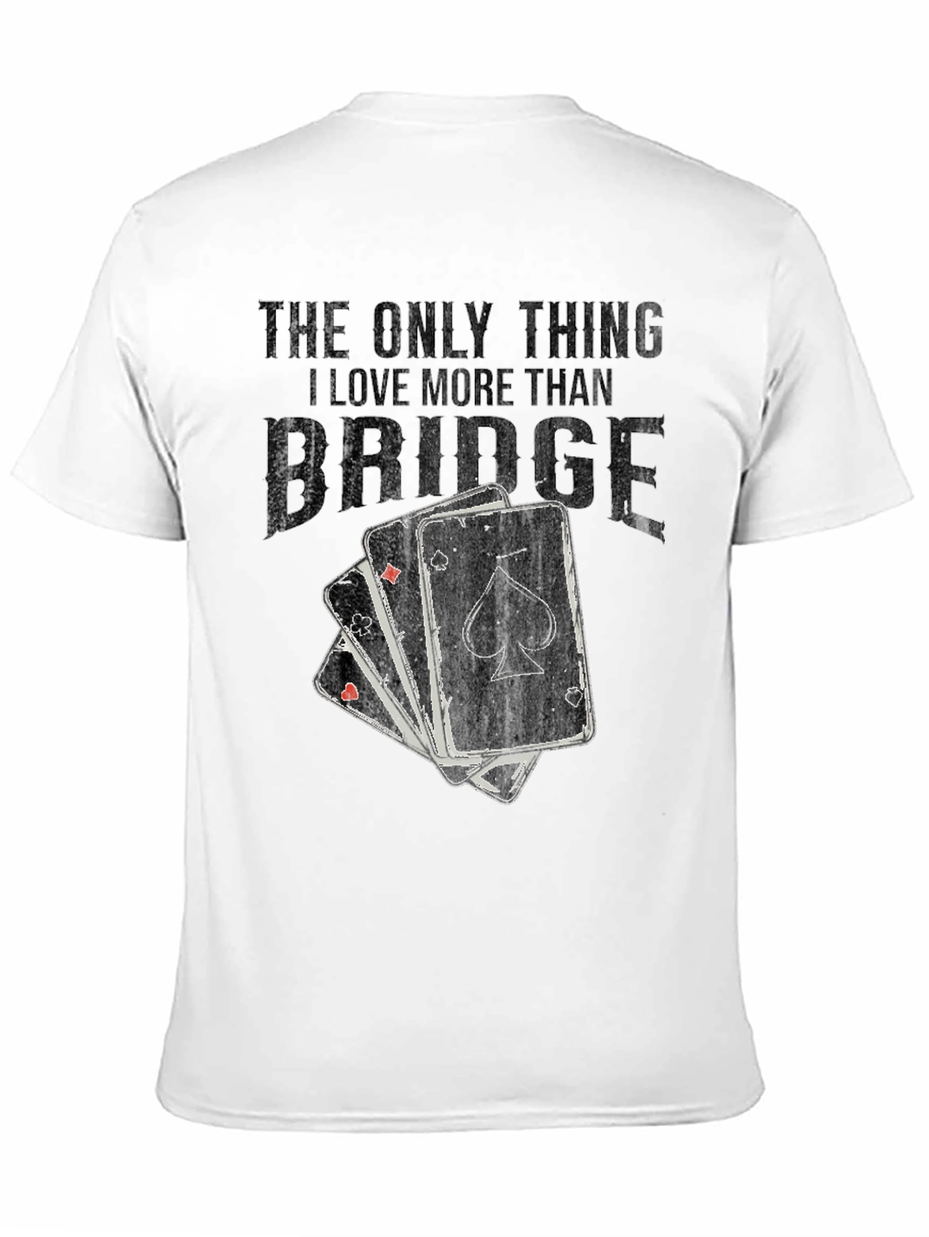 Camiseta Hombre: Amor por Bridge y Cartas