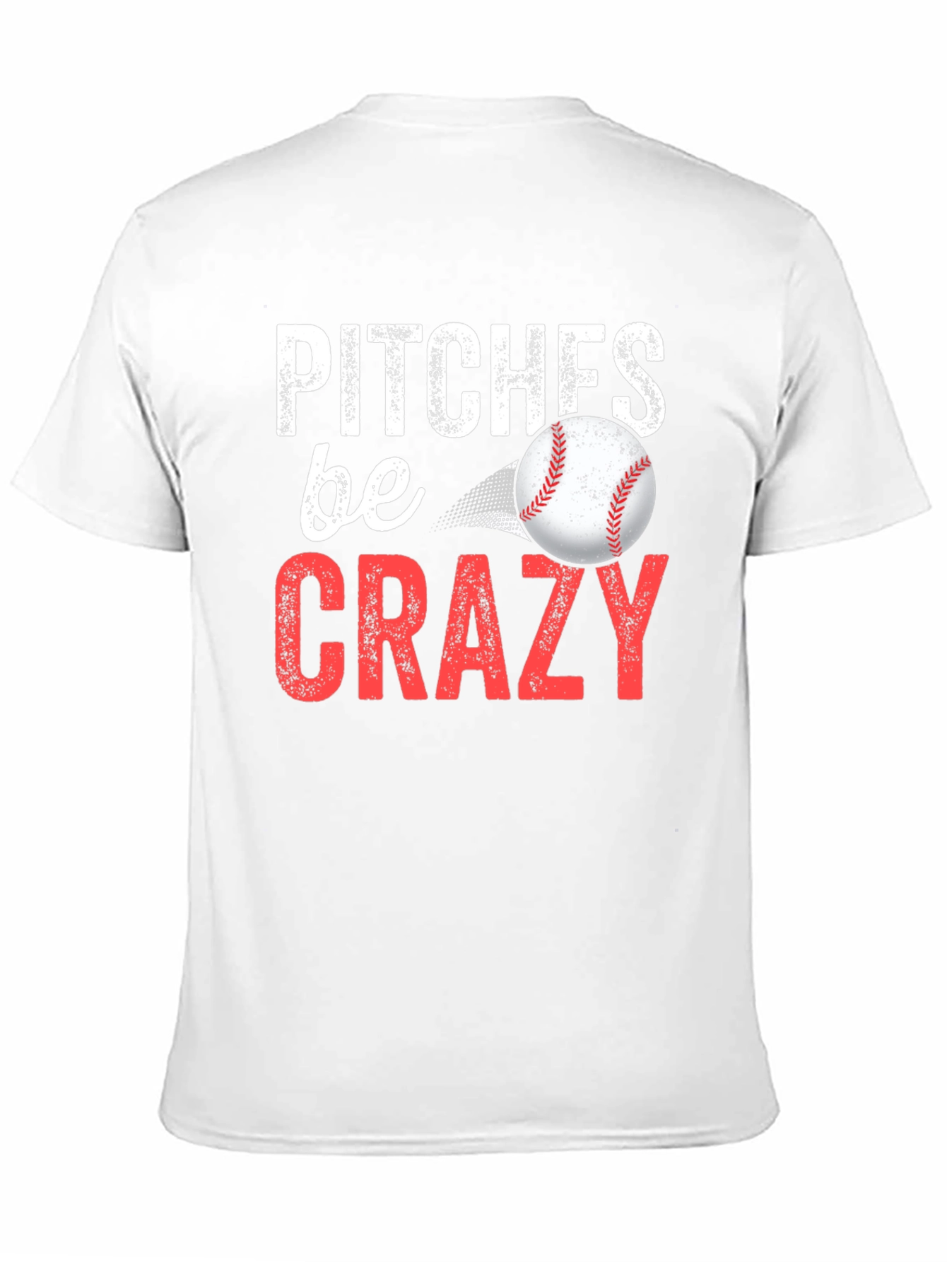 Camiseta Negra - Pitches be Crazy Baseball