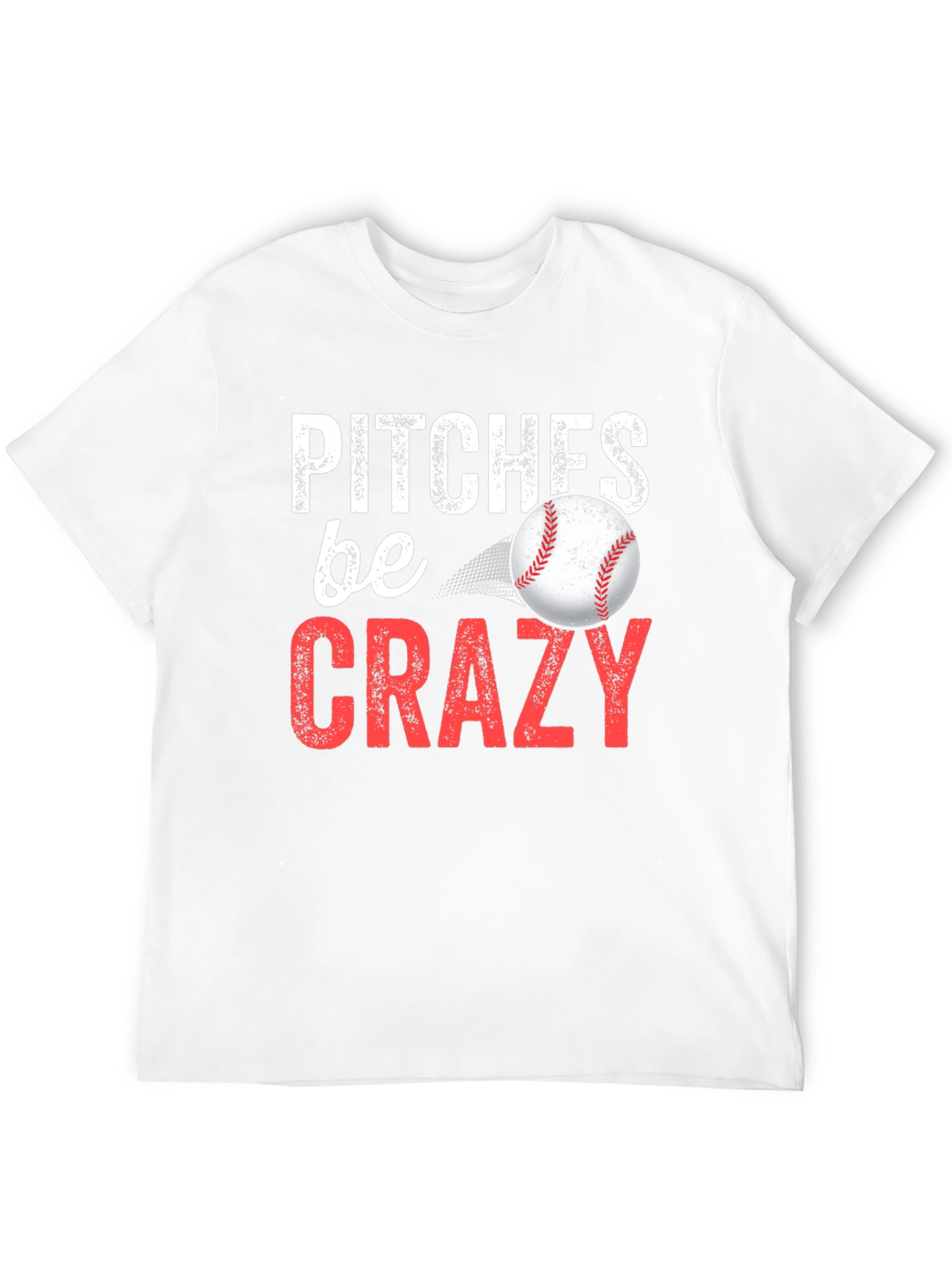 Camiseta Negra - Pitches be Crazy Baseball