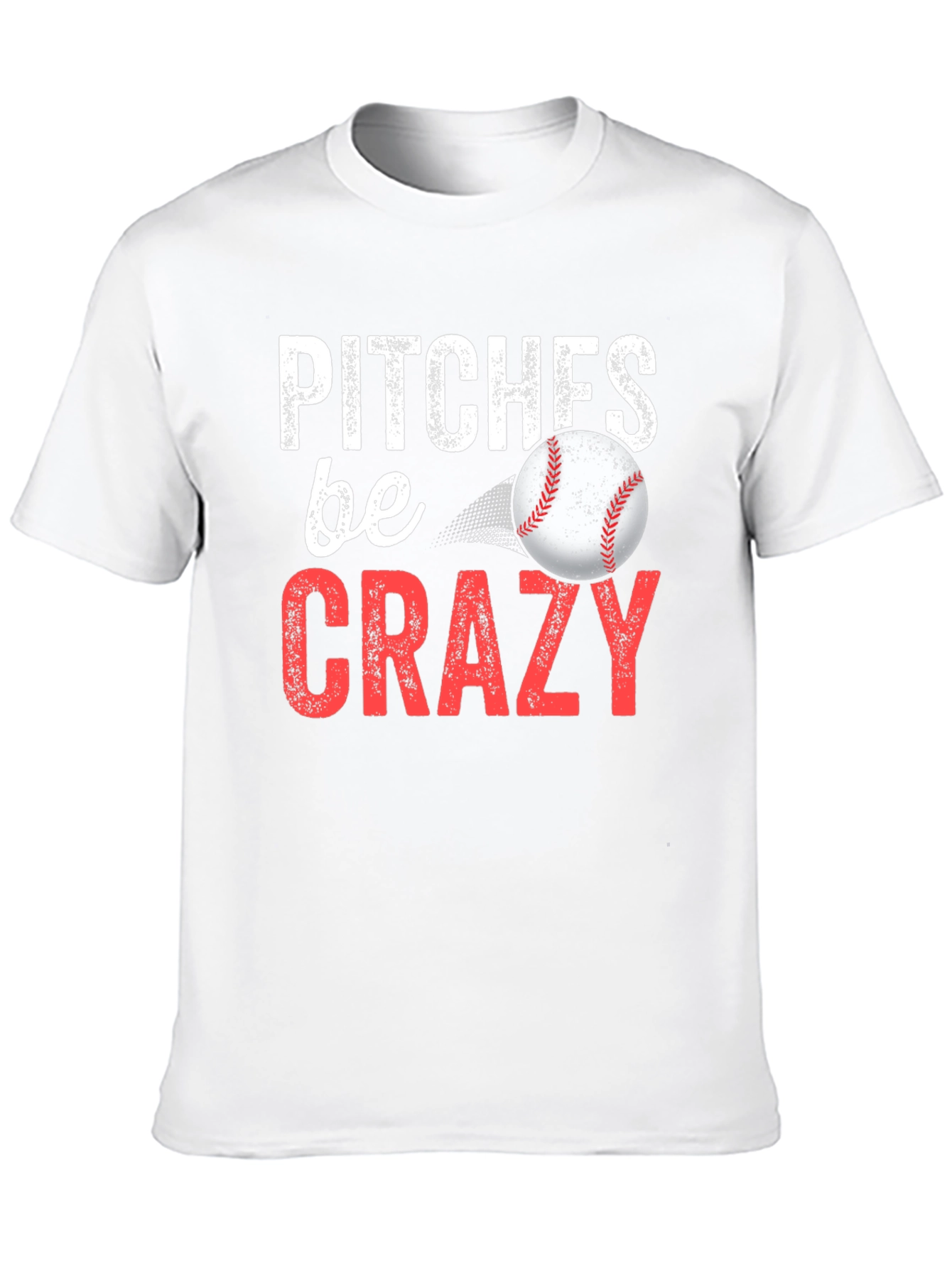 Camiseta Negra - Pitches be Crazy Baseball