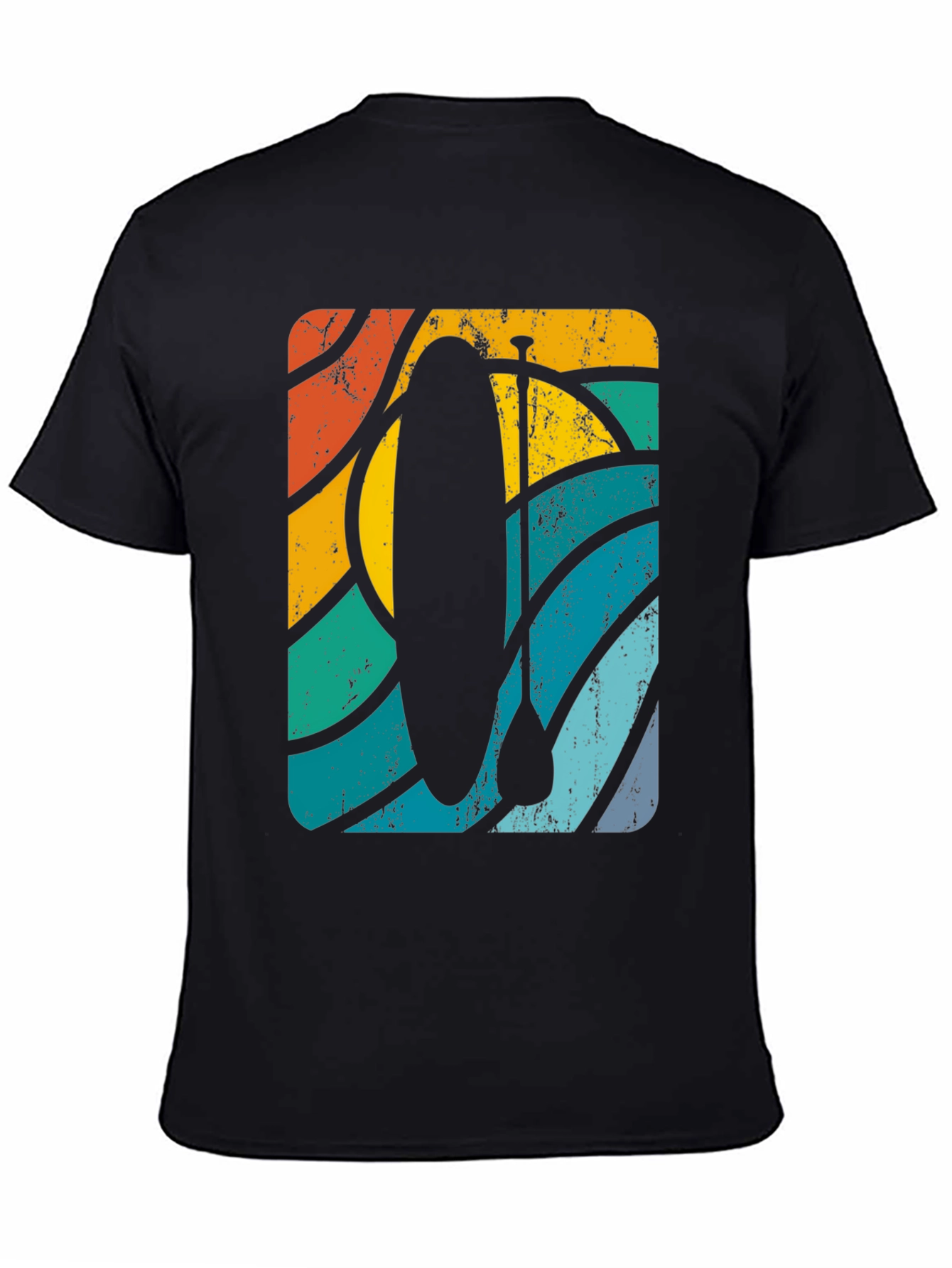 Camiseta Estampada Retro Paddle Surf