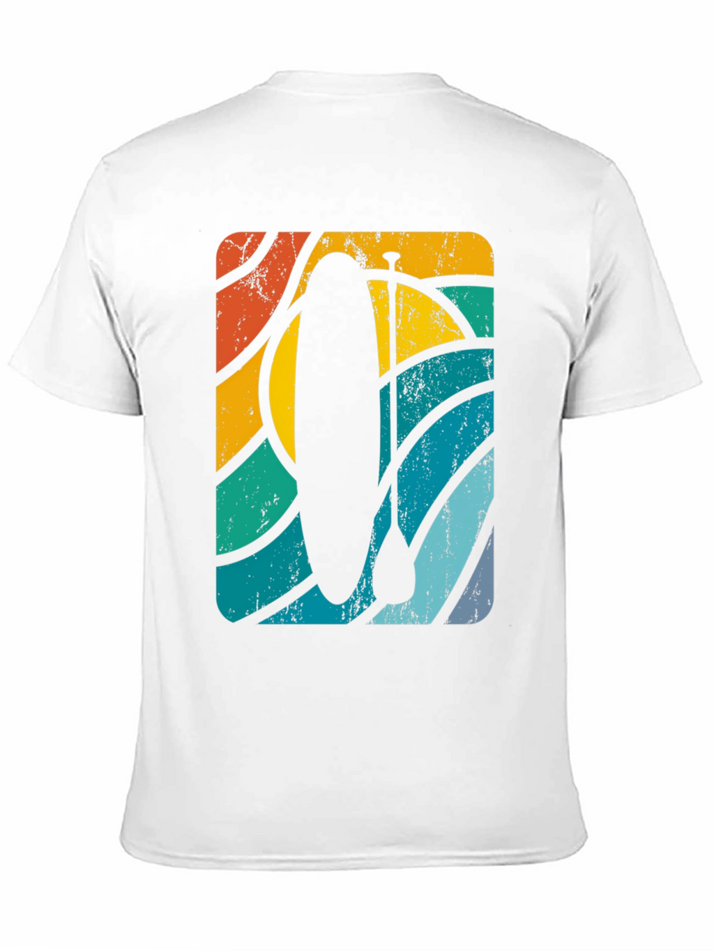Camiseta Estampada Retro Paddle Surf