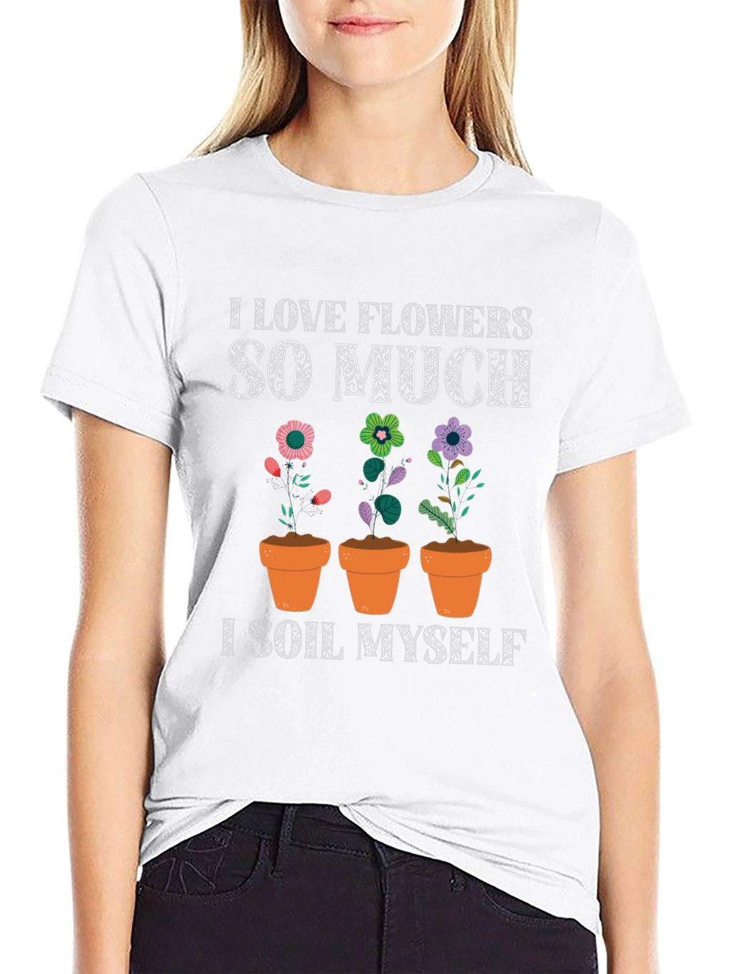Camiseta Amo las flores