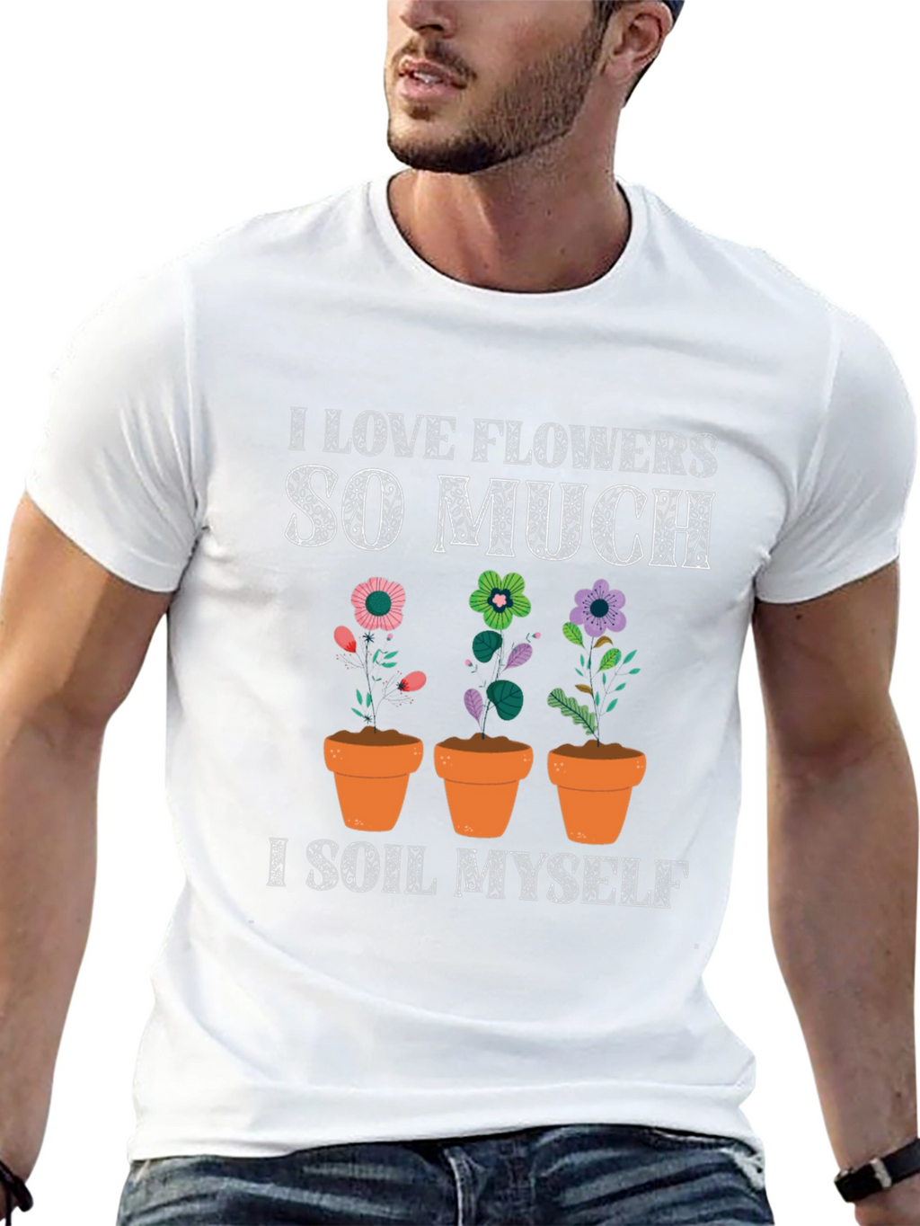 Camiseta Amo las flores