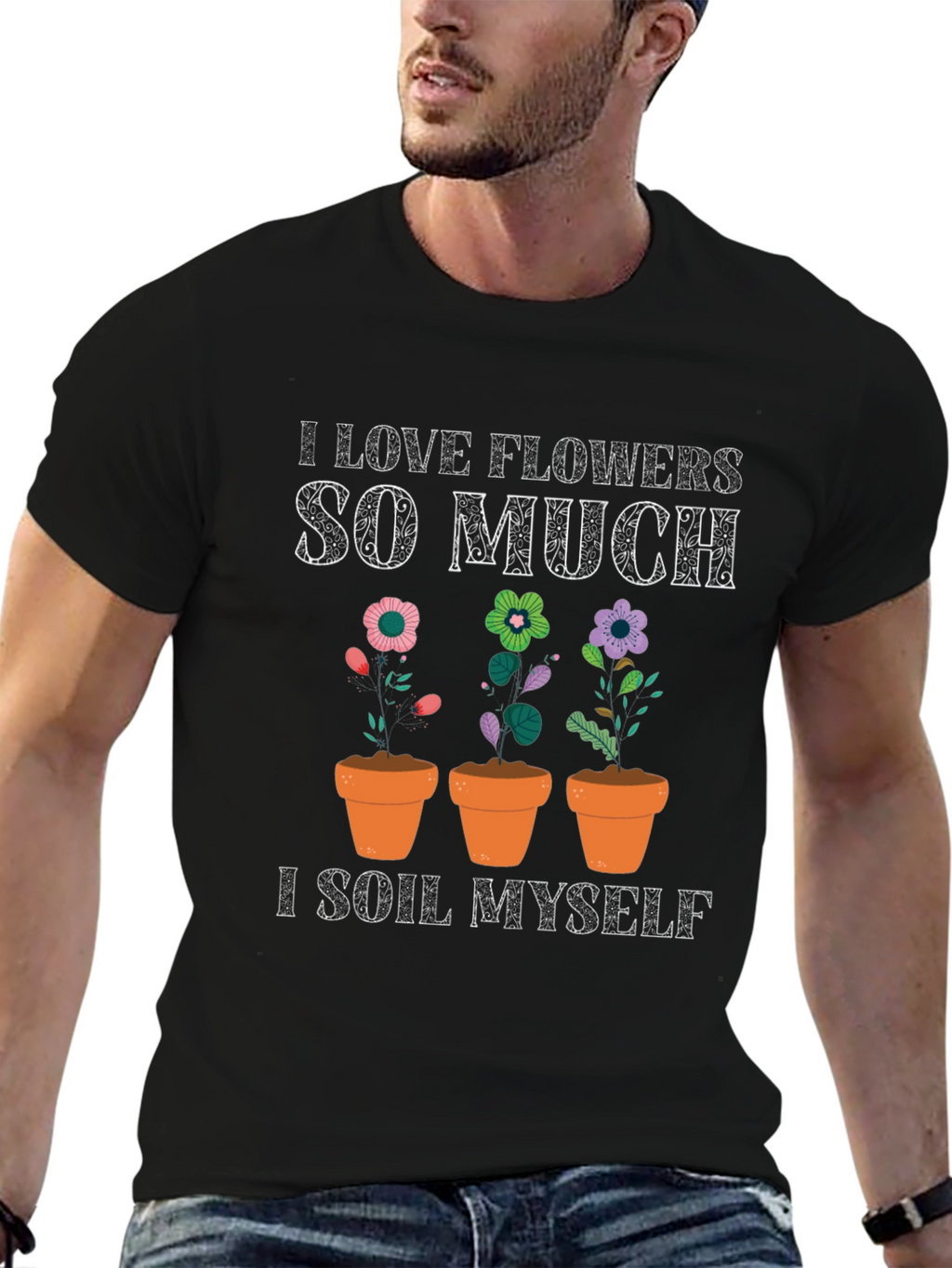 Camiseta Amo las flores