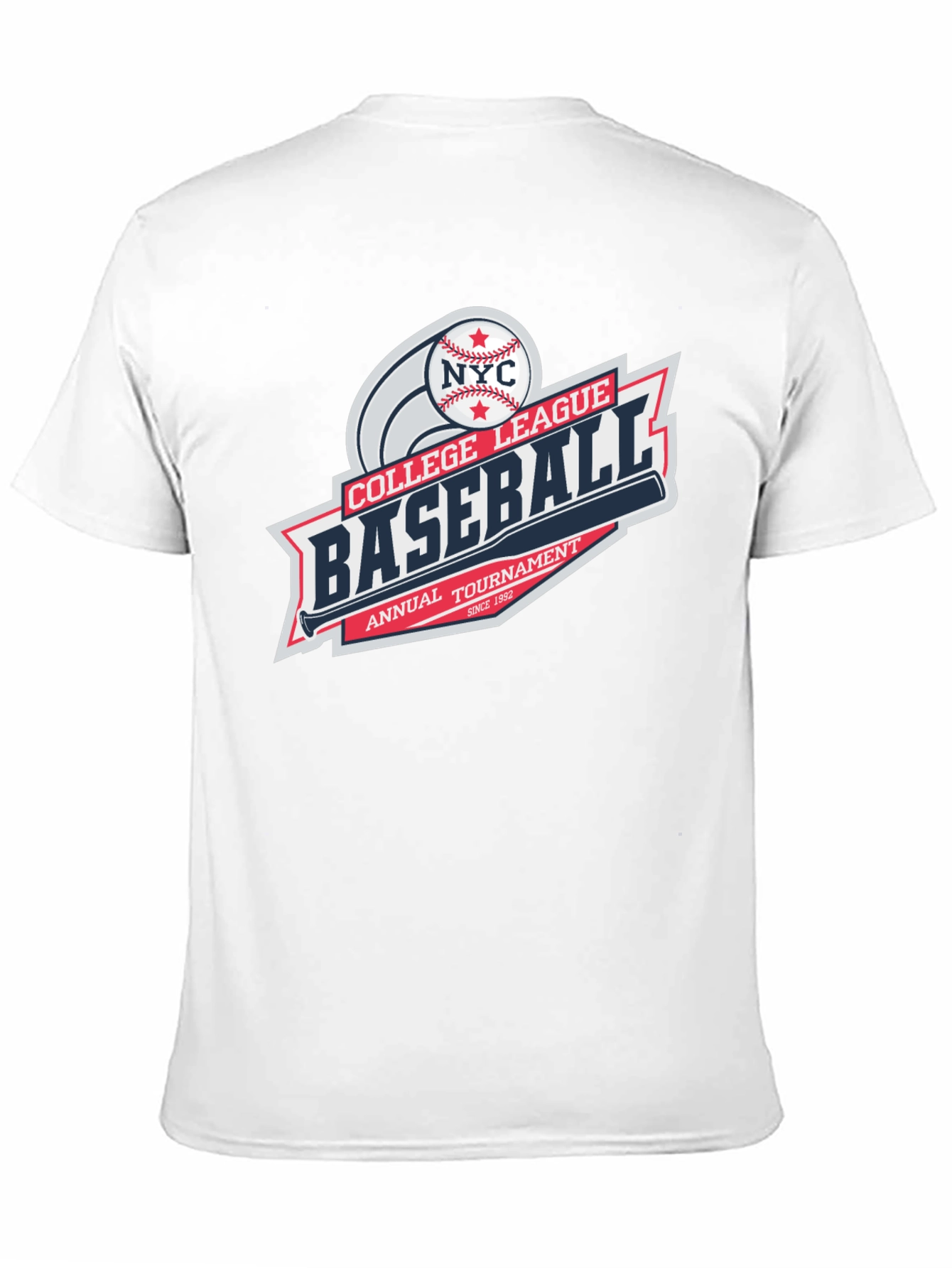 Camiseta Baseball NYC College League Edición Torneo Anual