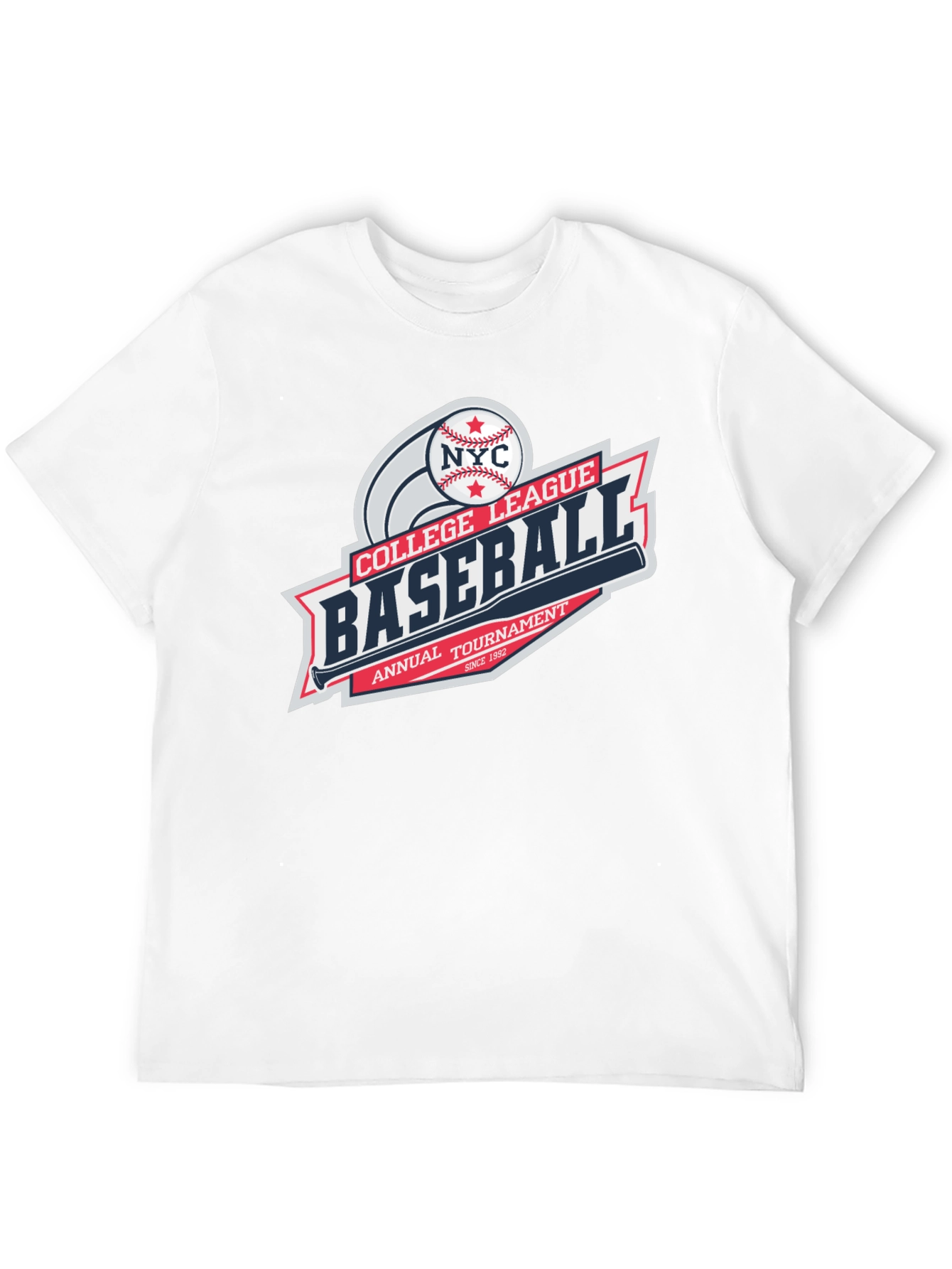 Camiseta Baseball NYC College League Edición Torneo Anual