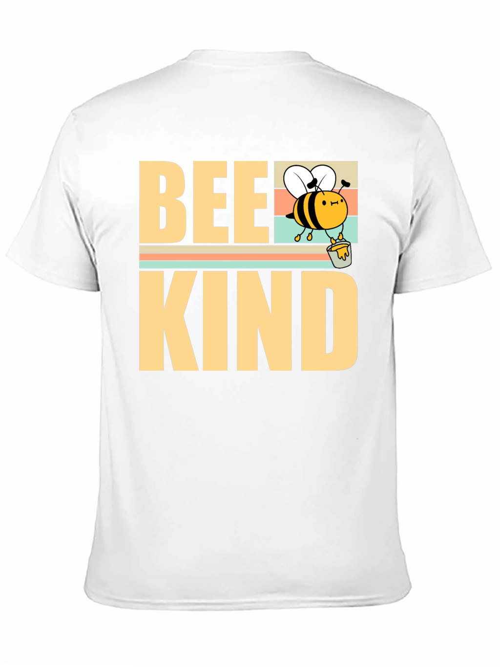 Camiseta Bee Kind Negra para Hombre