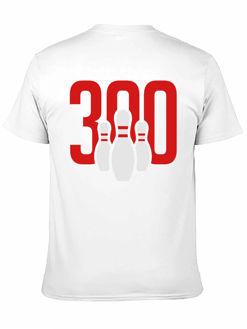 Camiseta Negra Bolos 300 Puntos