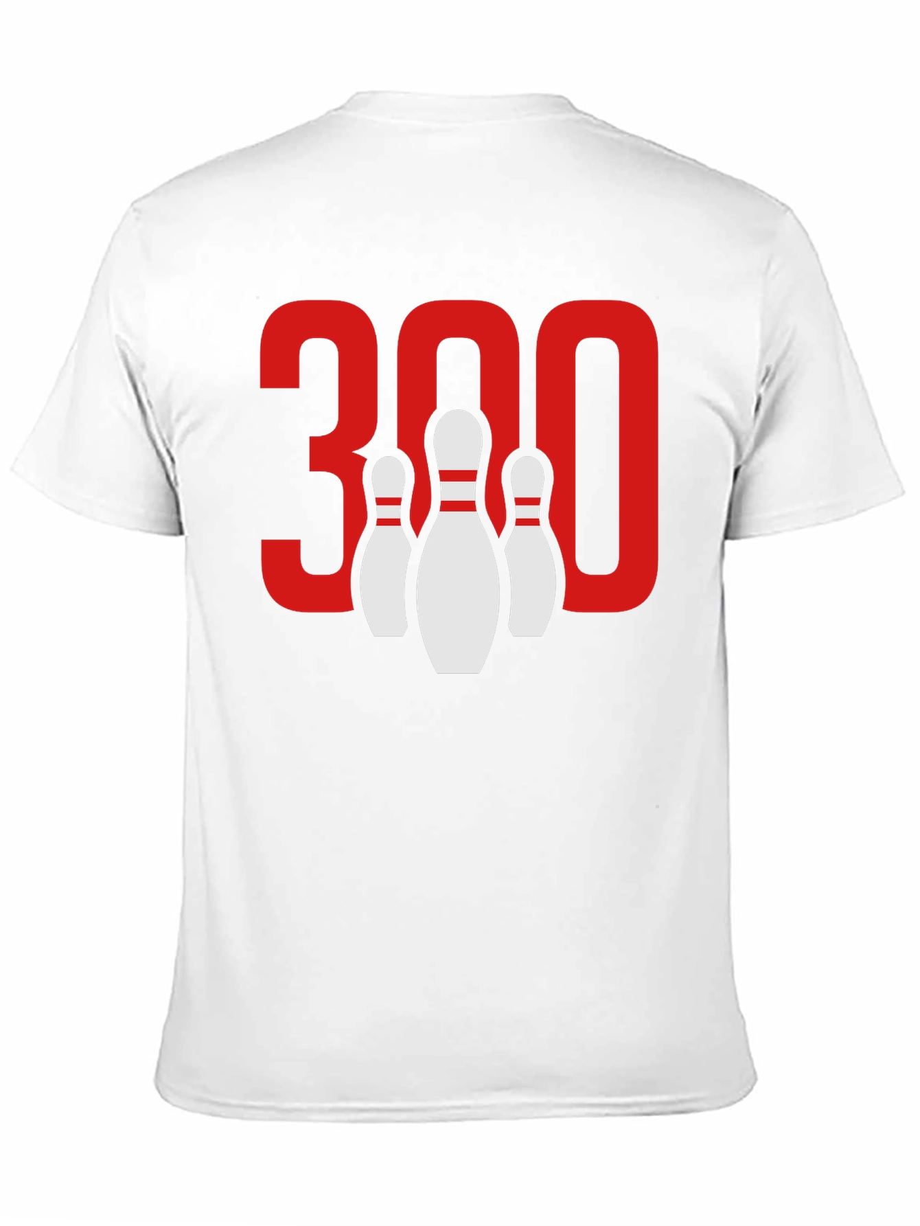 Camiseta Negra Bolos 300 Puntos