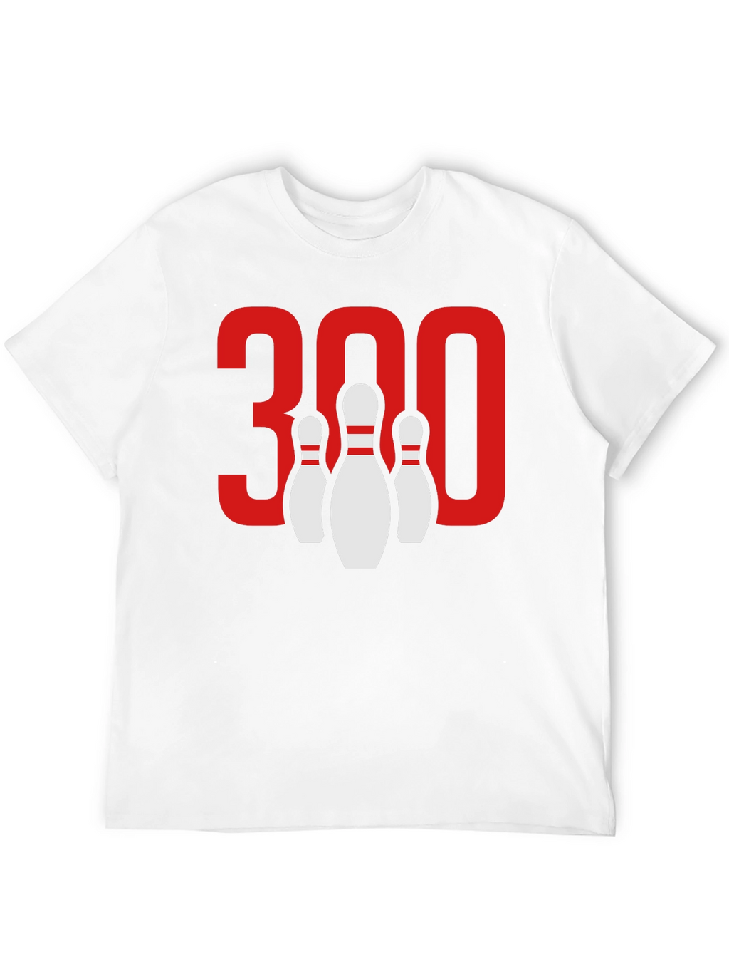 Camiseta Negra Bolos 300 Puntos