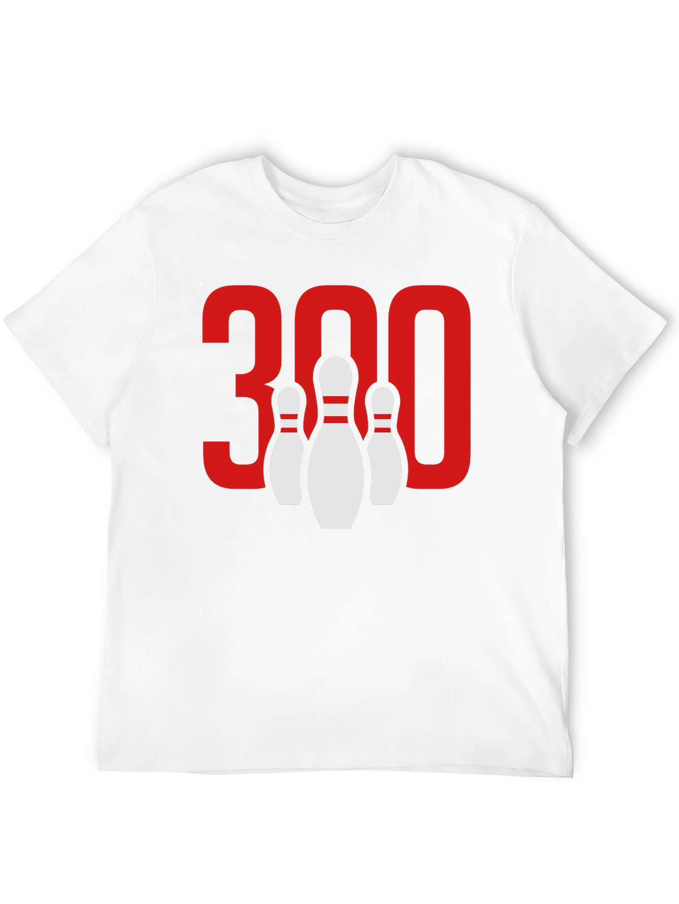 Camiseta Negra Bolos 300 Puntos