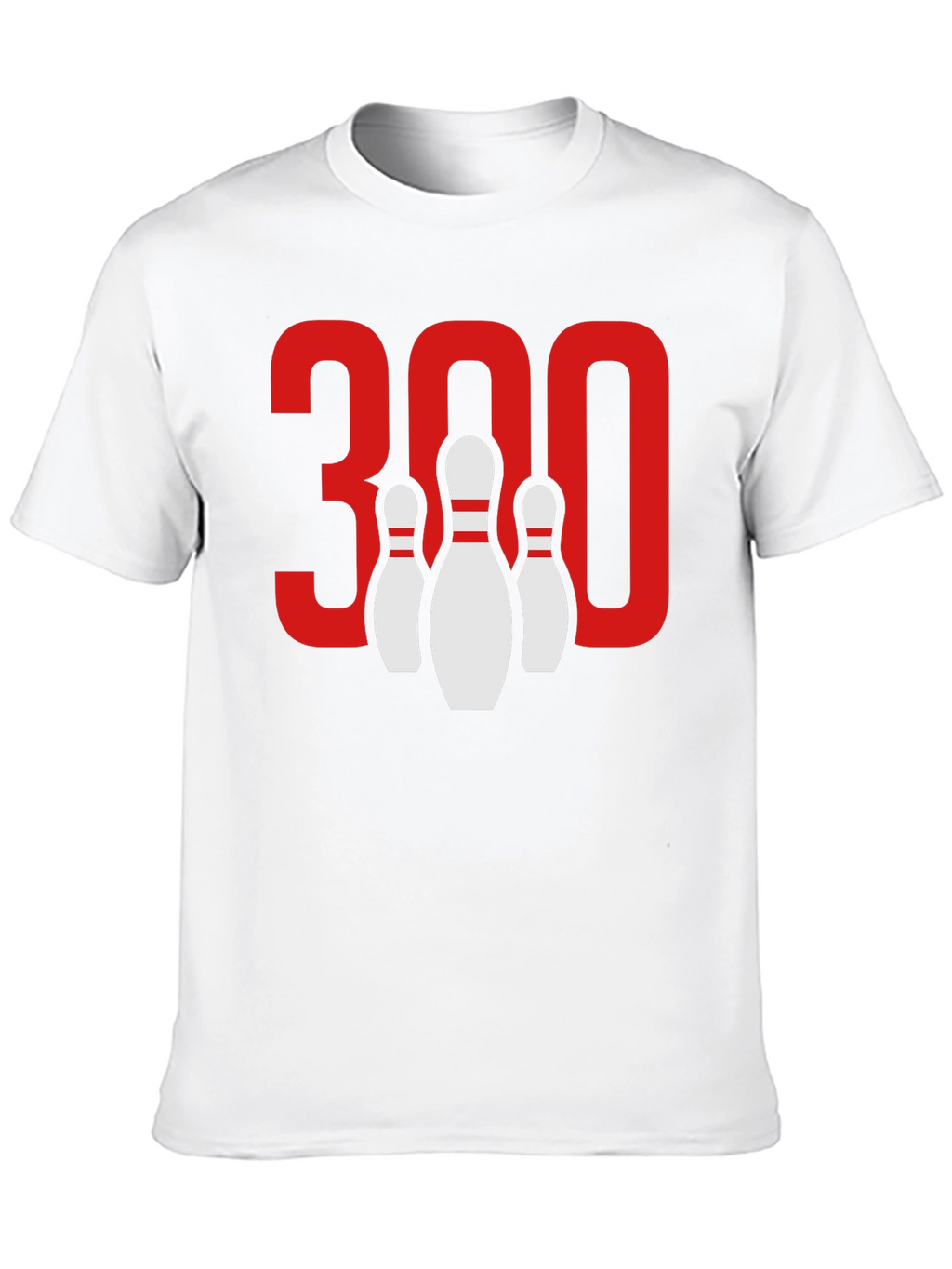 Camiseta Negra Bolos 300 Puntos