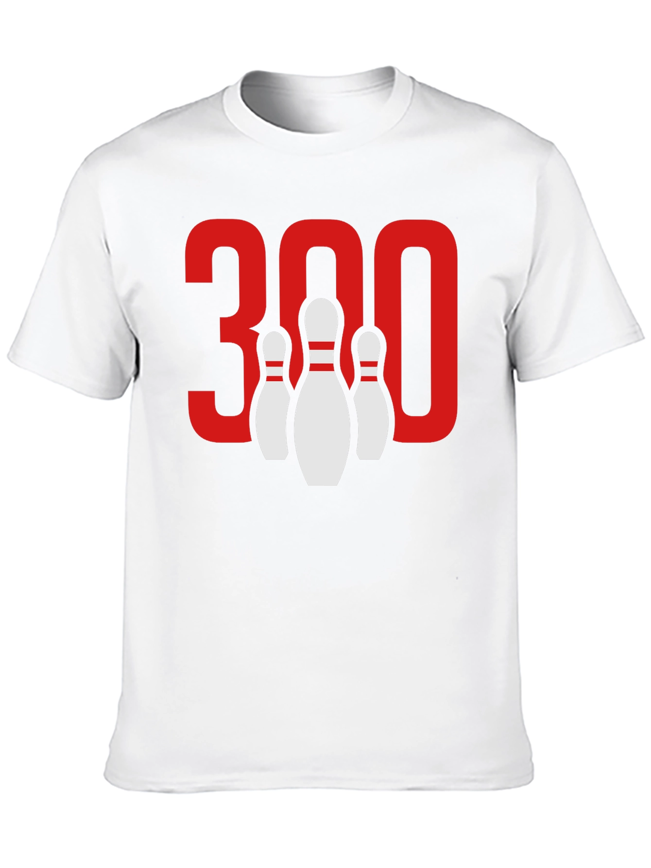 Camiseta Negra Bolos 300 Puntos