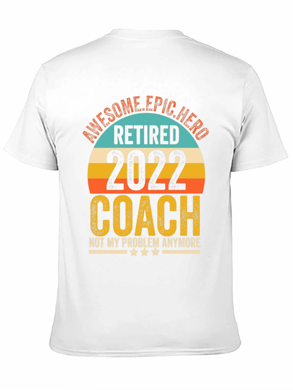 Camiseta de Jubilación para Entrenador 2022