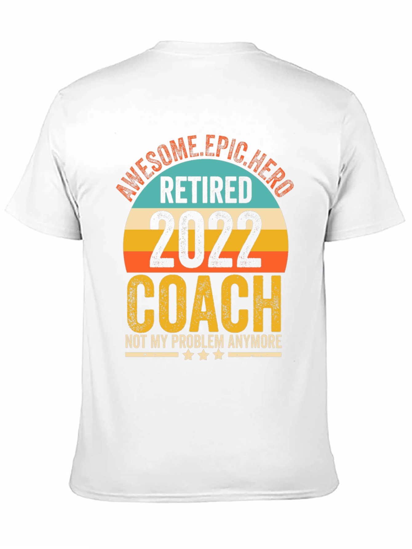 Camiseta de Jubilación para Entrenador 2022