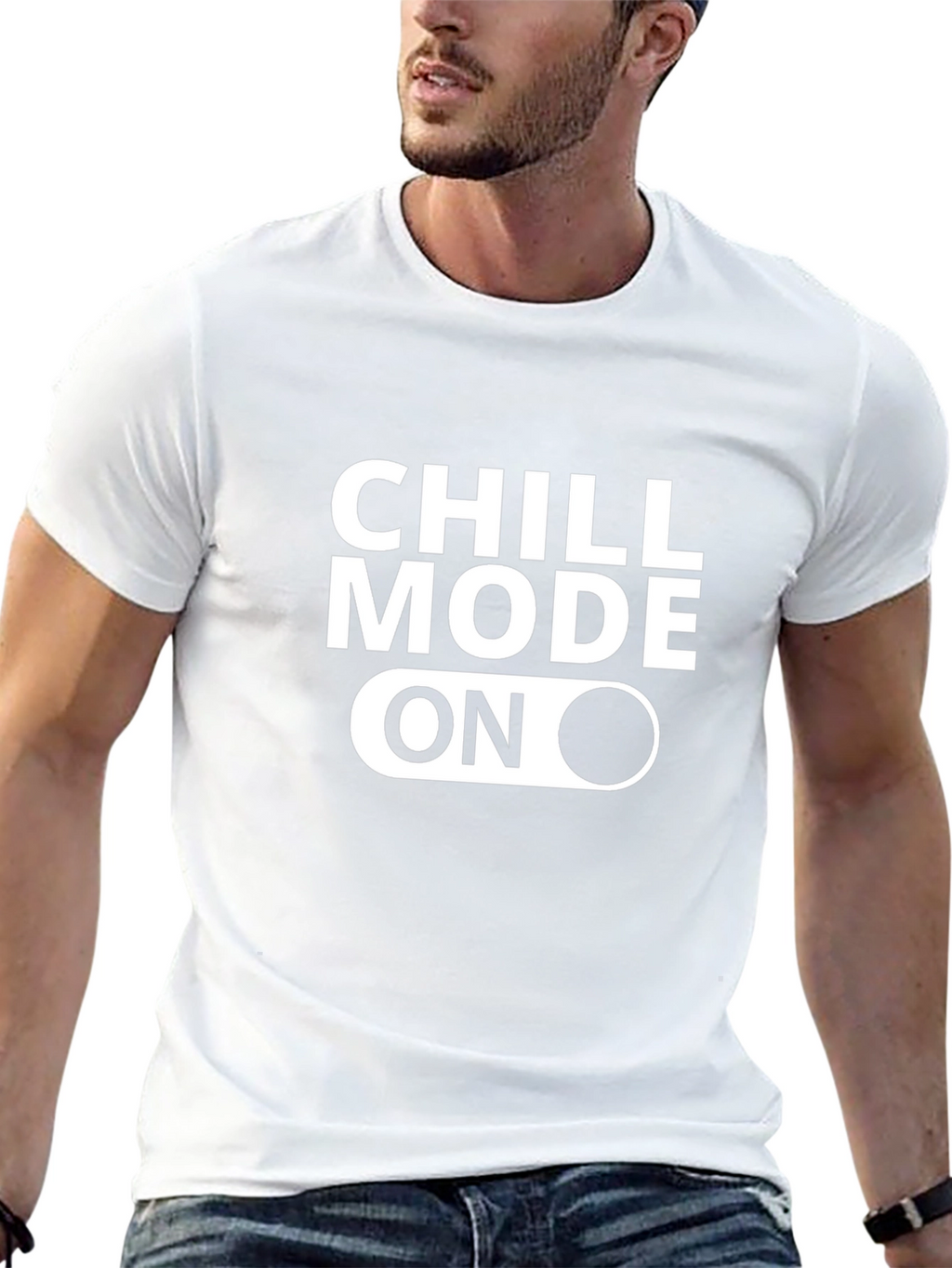 Camiseta Chill Mode ON para Hombre