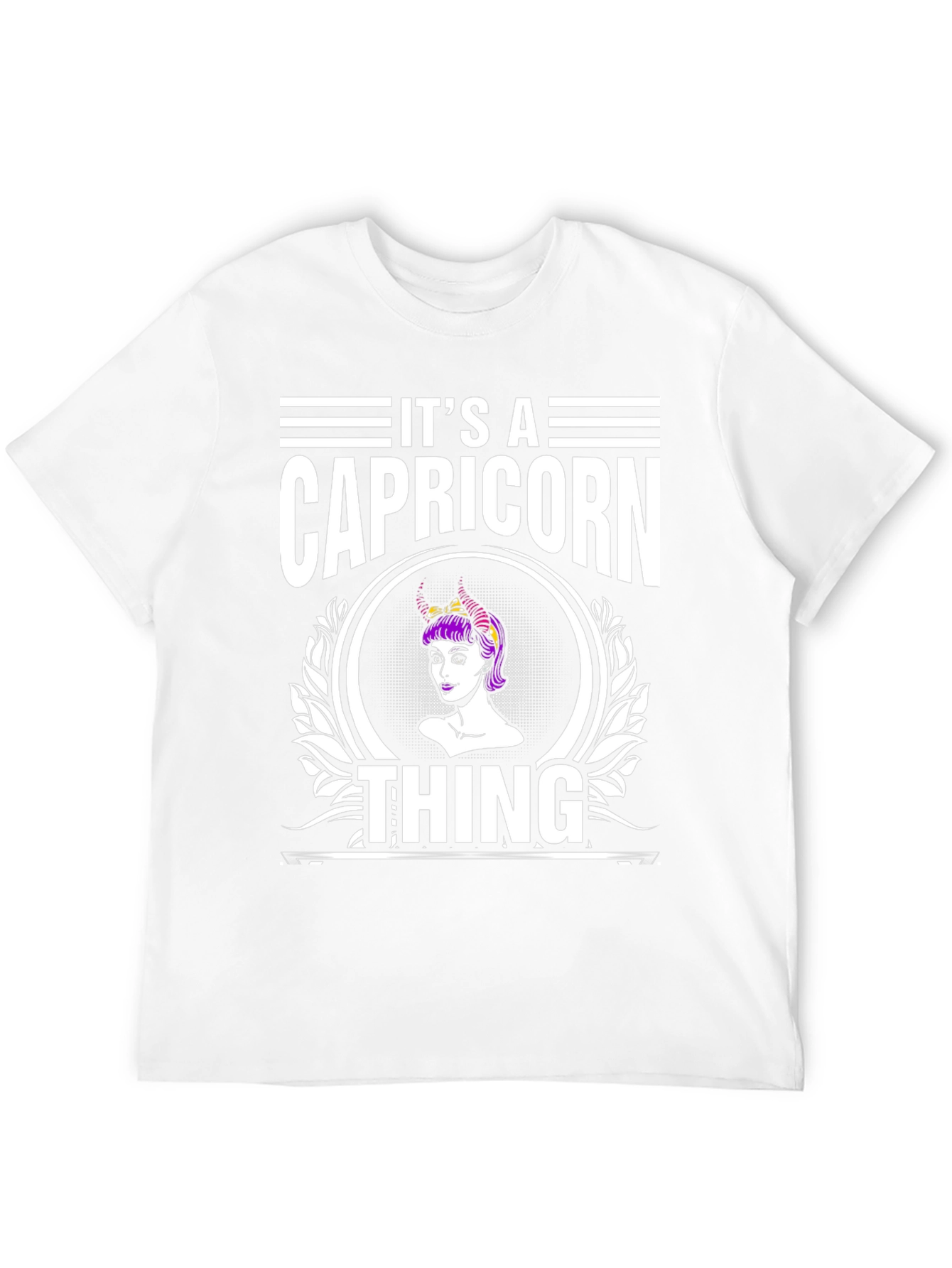 Camiseta Negra Capricornio: Es Cosa de Capricornio