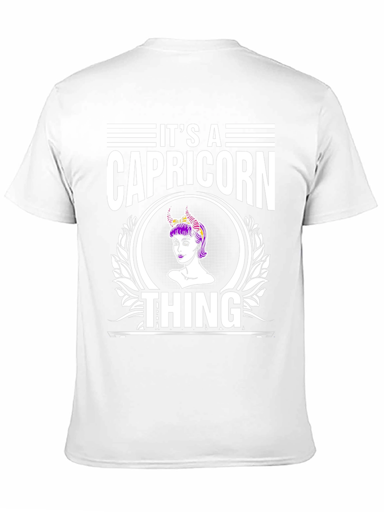 Camiseta Negra Capricornio: Es Cosa de Capricornio