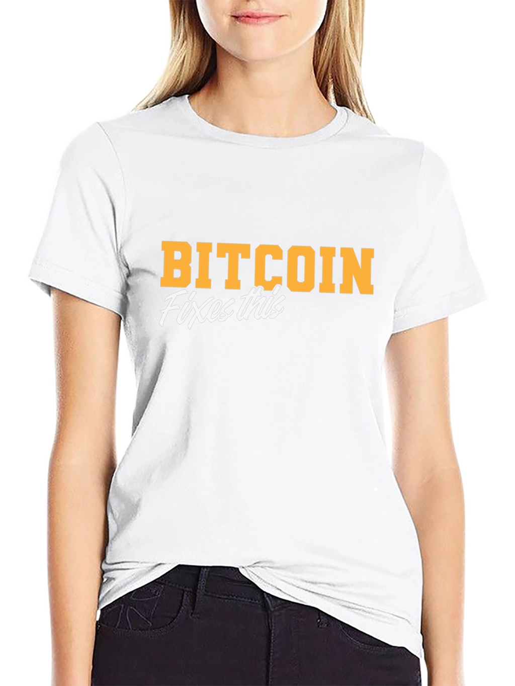 Camiseta Bitcoin Fixes This - Crypto