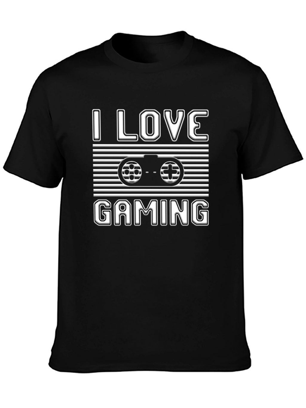 Camiseta Negra Amo los Videojuegos