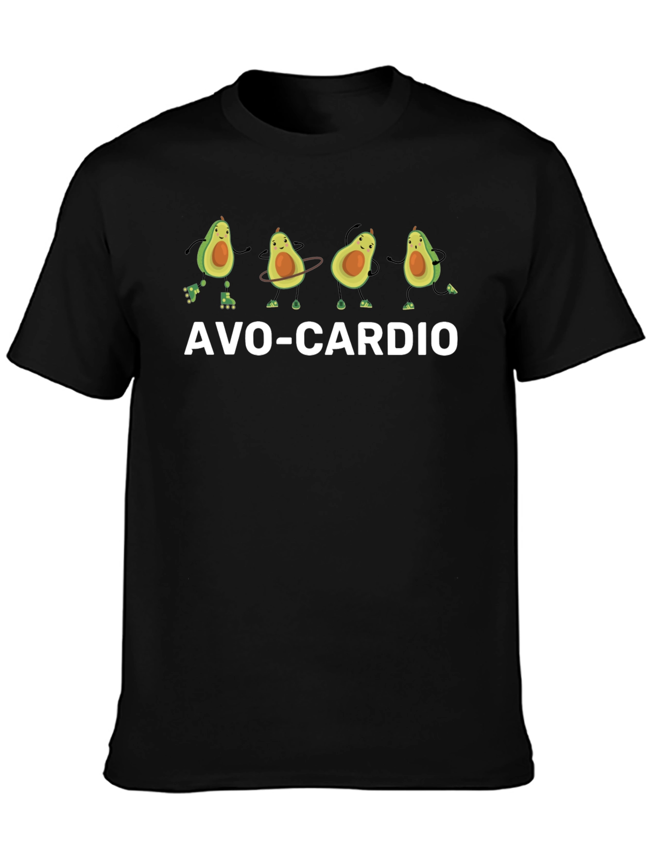 Camiseta Negra Avo-Cardio para Hombre