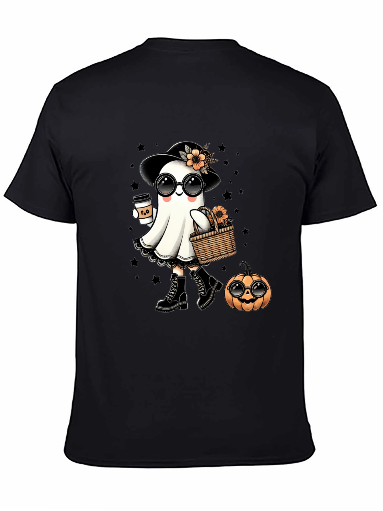 Camiseta Halloween Fantasma Chic