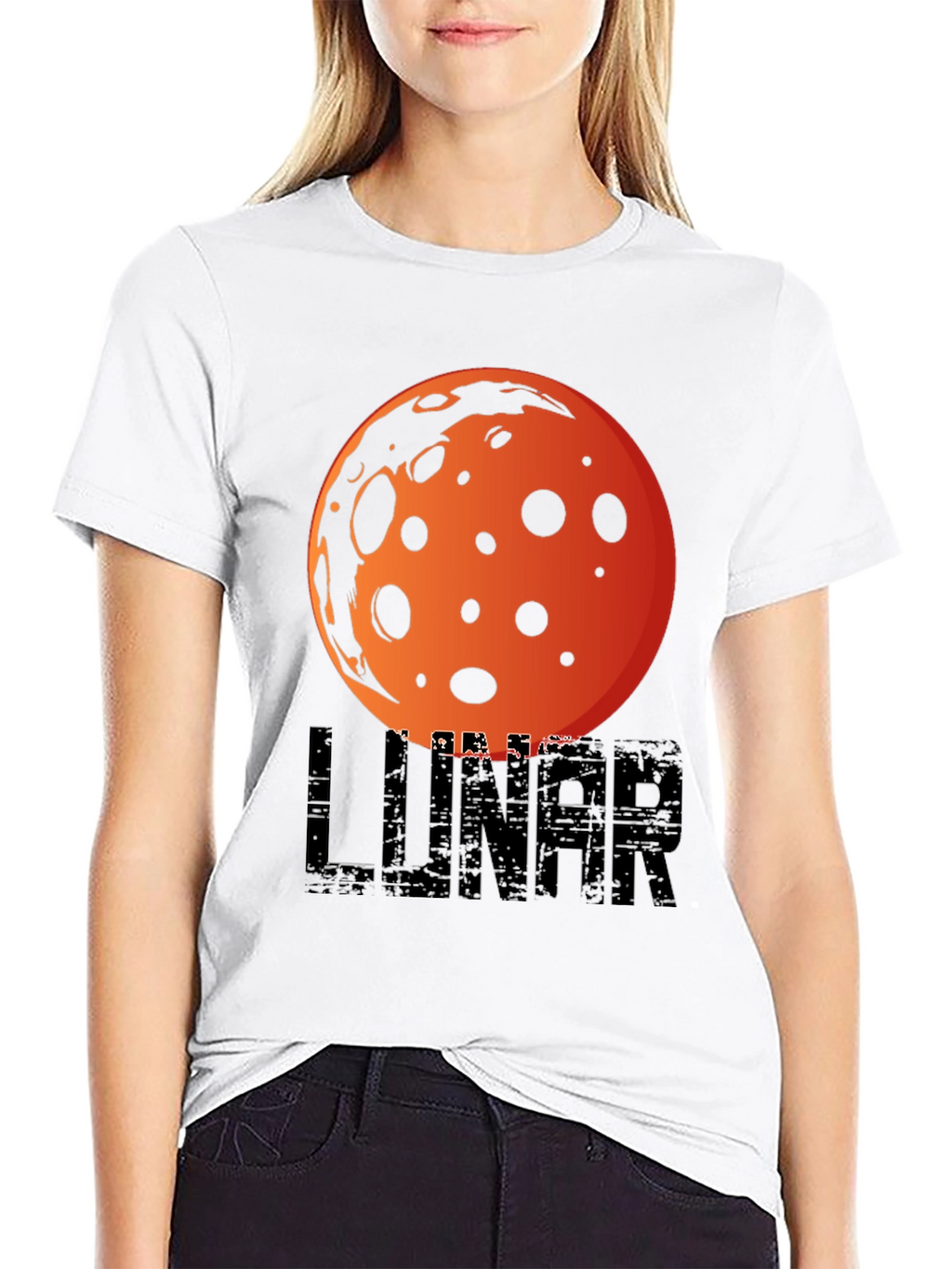Camiseta Lunar Negra para Hombre