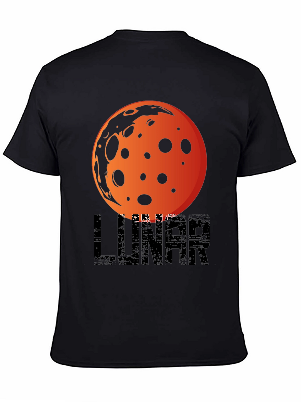 Camiseta Lunar Negra para Hombre