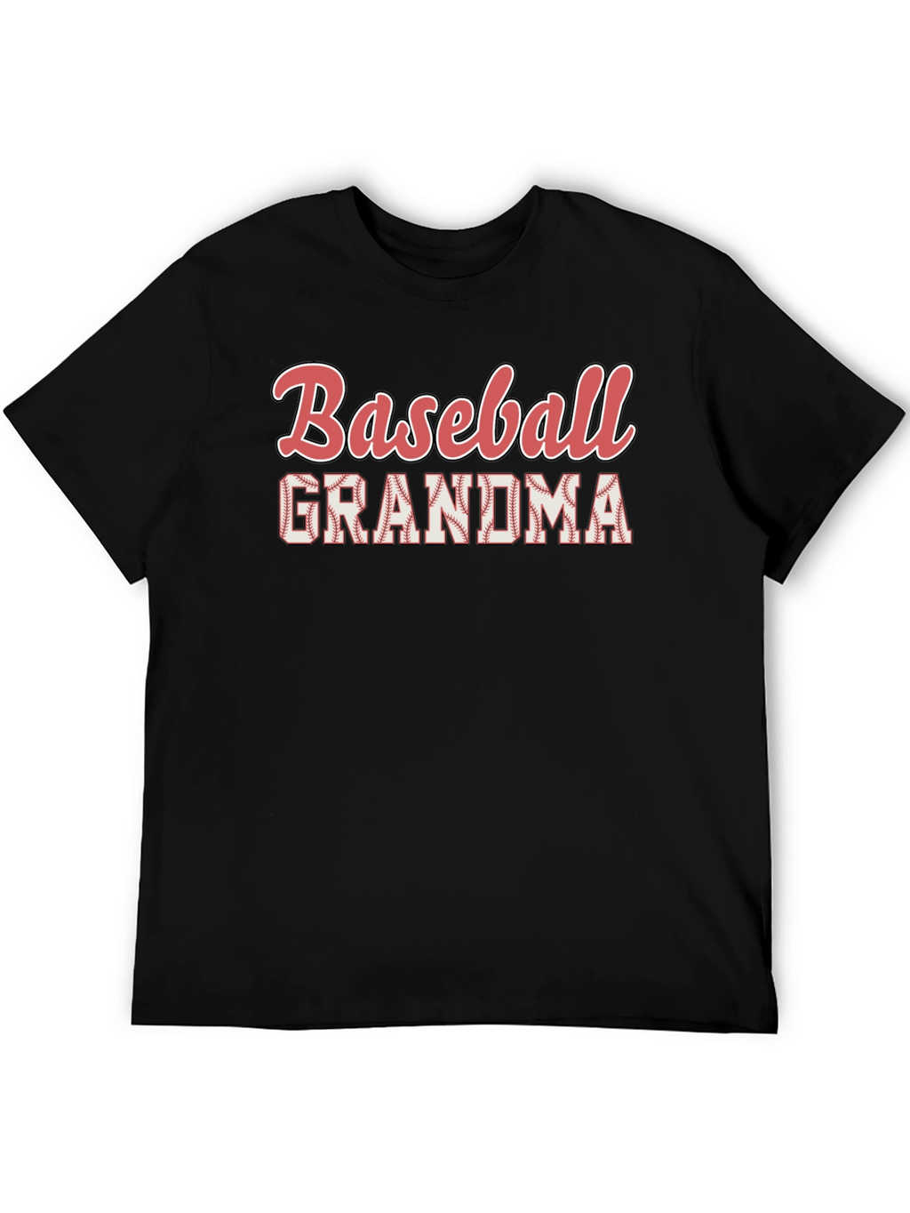 Camiseta Negra Baseball Grandma