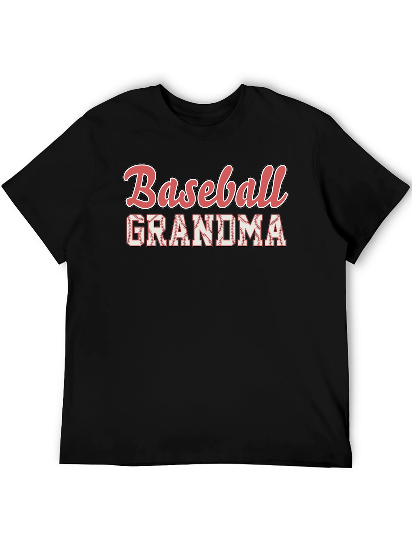 Camiseta Negra Baseball Grandma