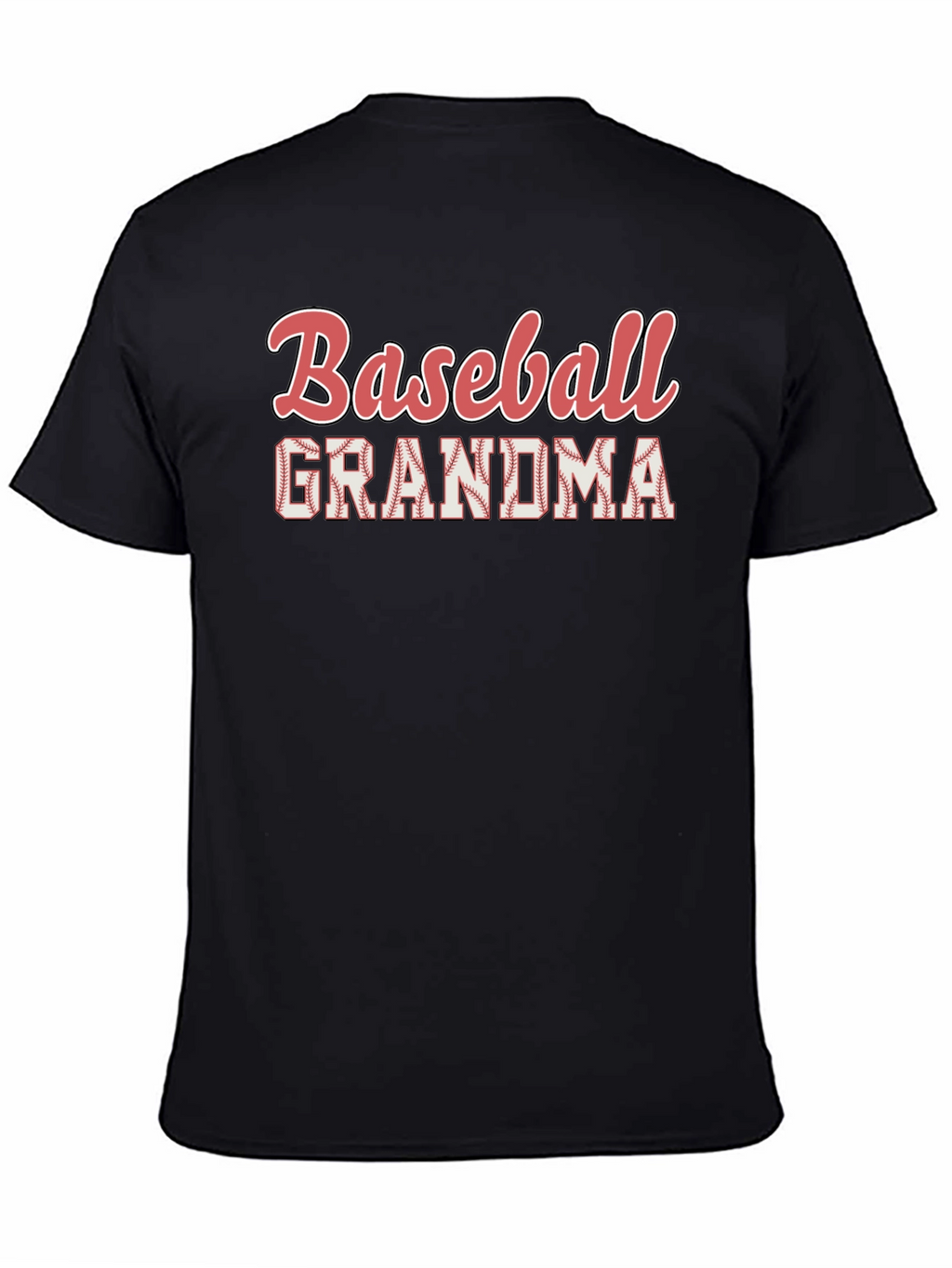 Camiseta Negra Baseball Grandma