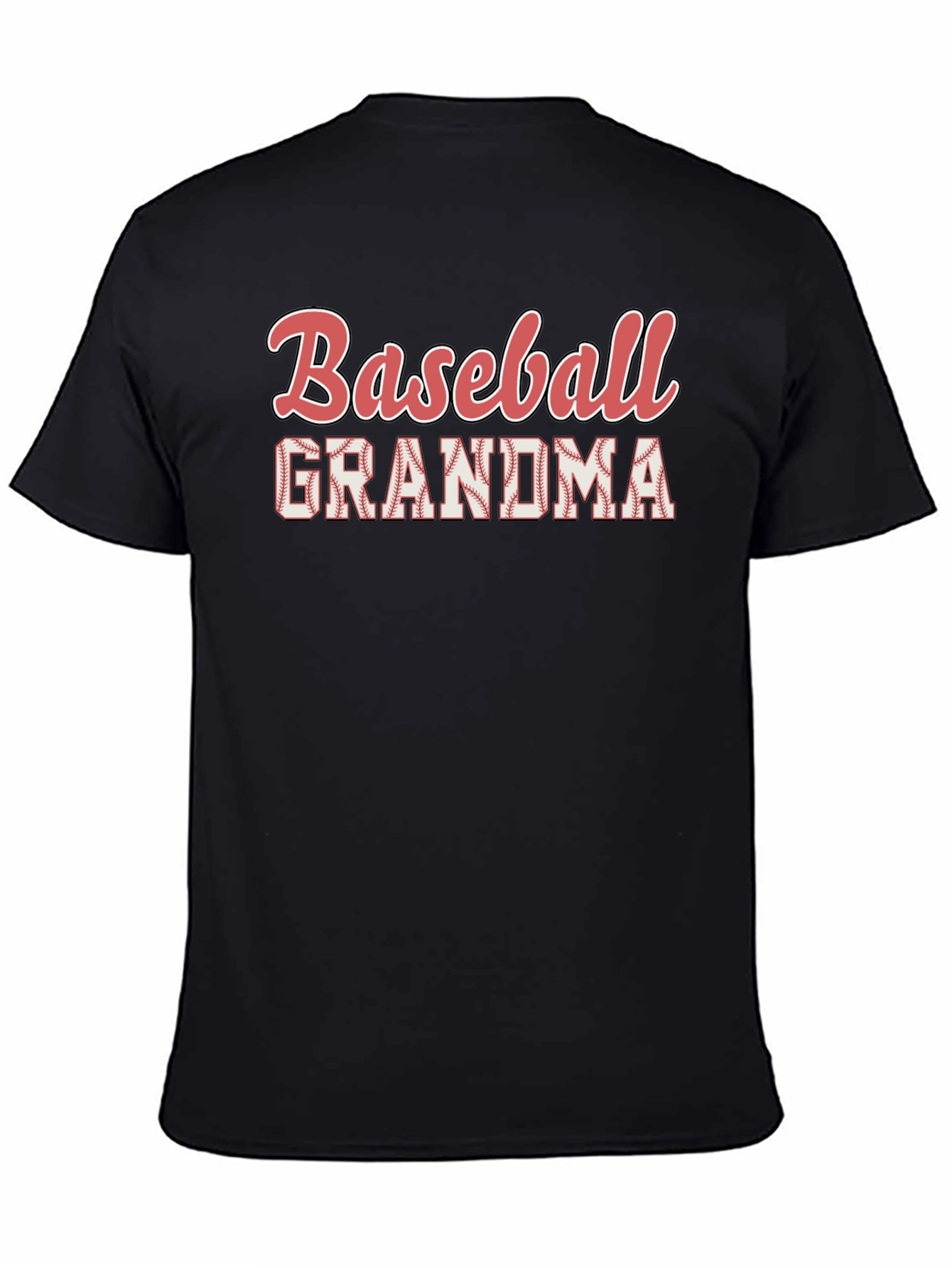 Camiseta Negra Baseball Grandma