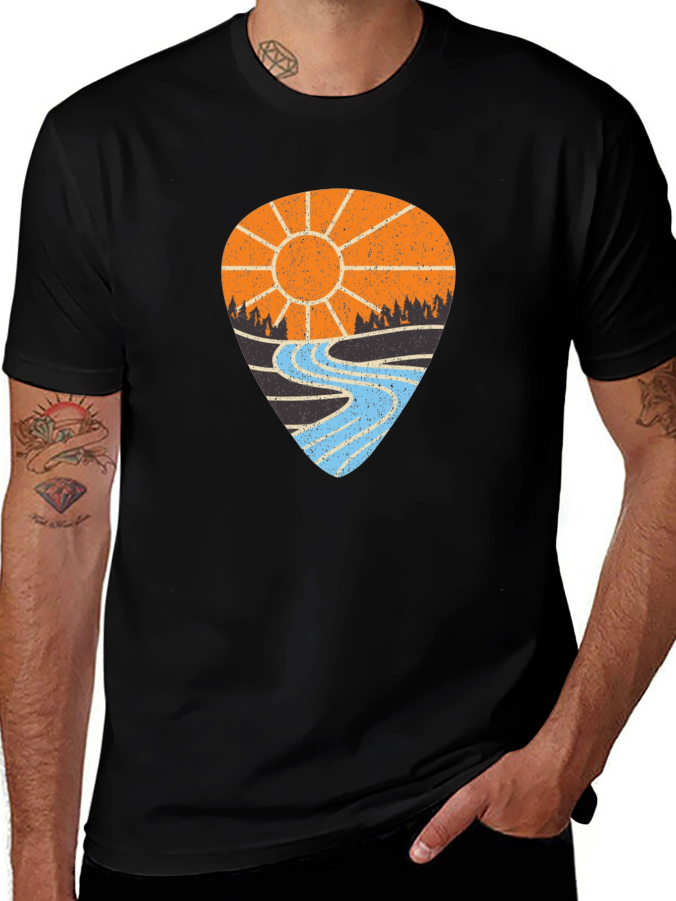 Camiseta Hombre: Sol Río y Aventura