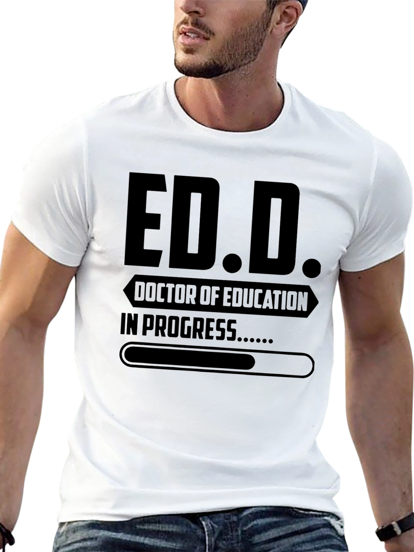 Camiseta Doctor en Educación en Progreso - Diseño Único