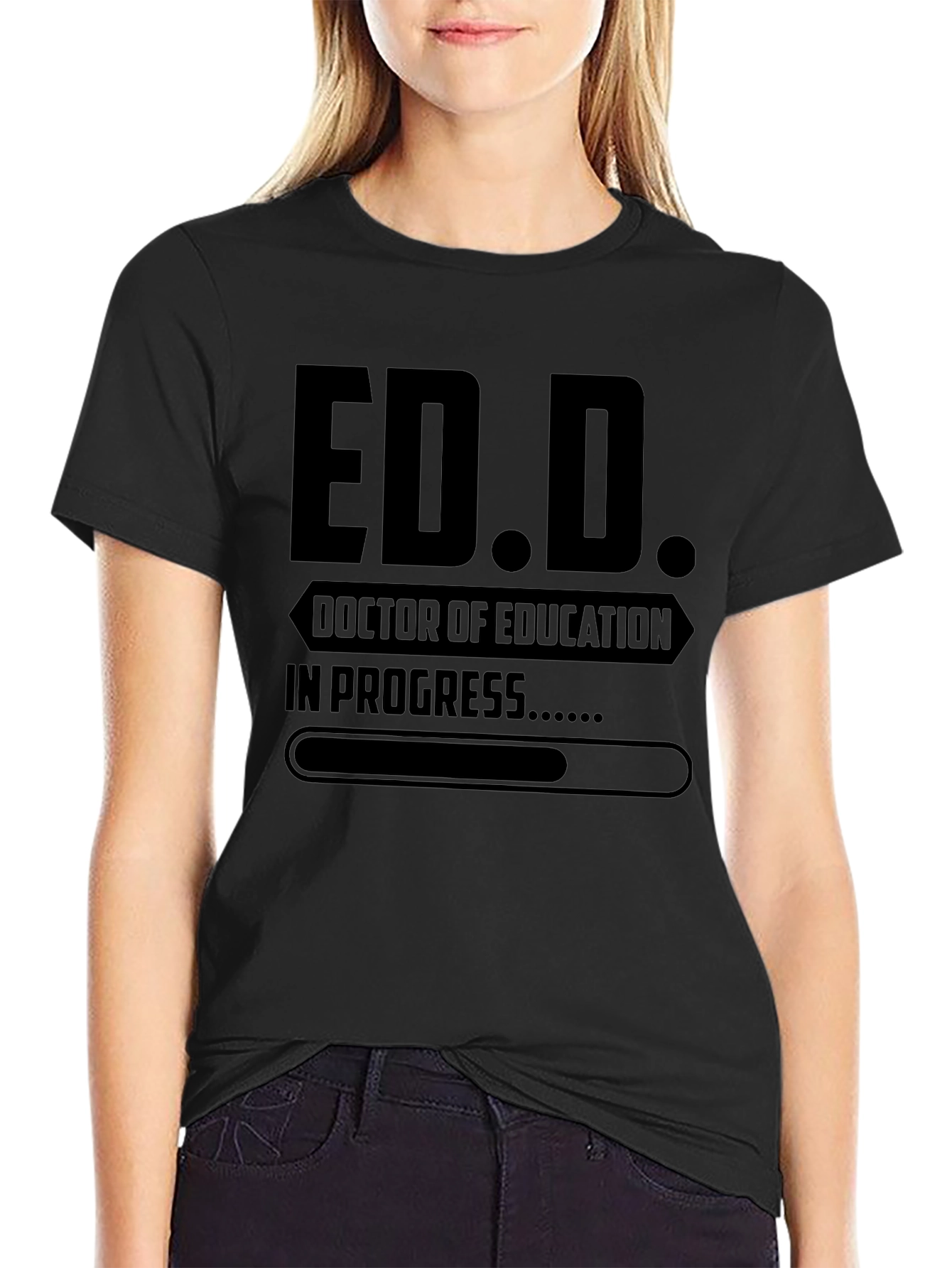 Camiseta Doctor en Educación en Progreso - Diseño Único