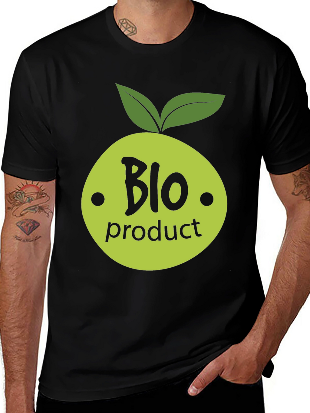 Camiseta Negra Bio Product