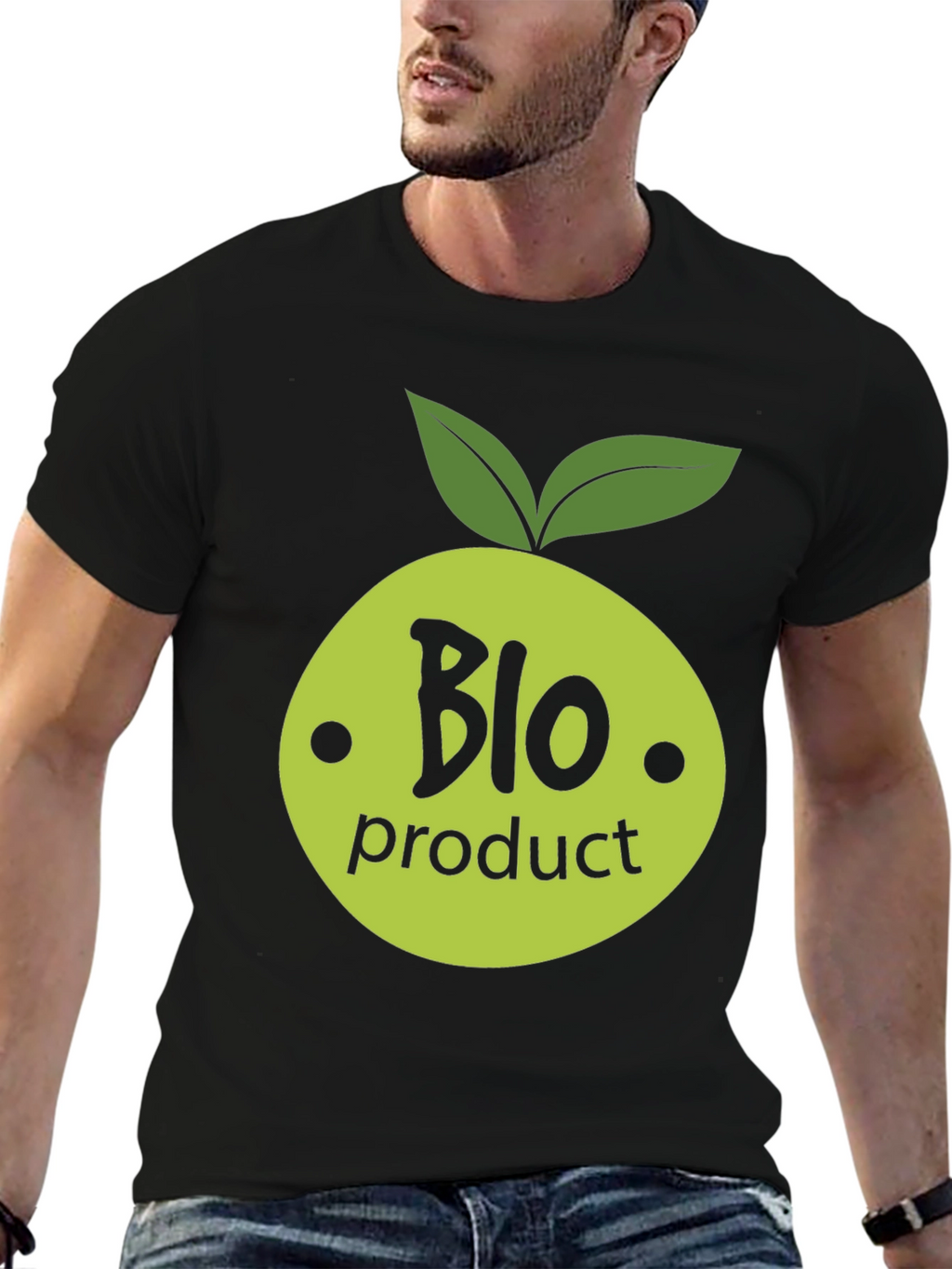 Camiseta Negra Bio Product