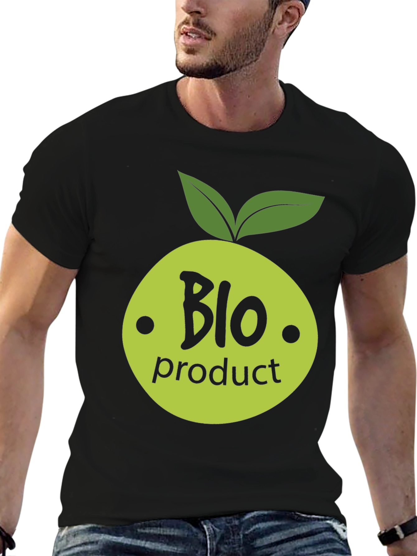 Camiseta Negra Bio Product