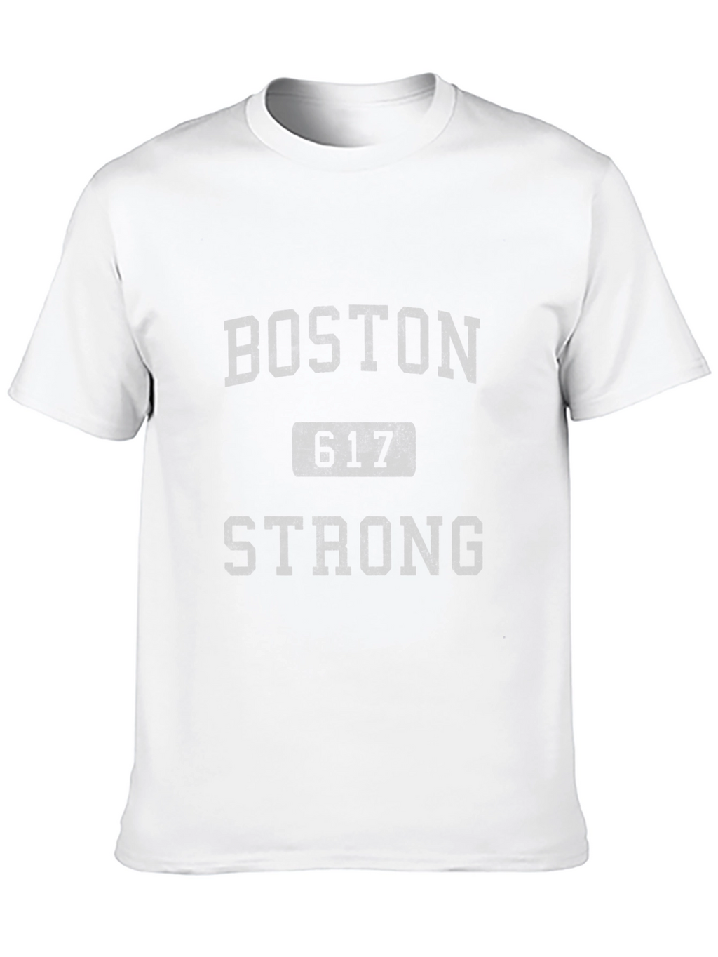Camiseta Negra Boston Strong 617 para Hombre