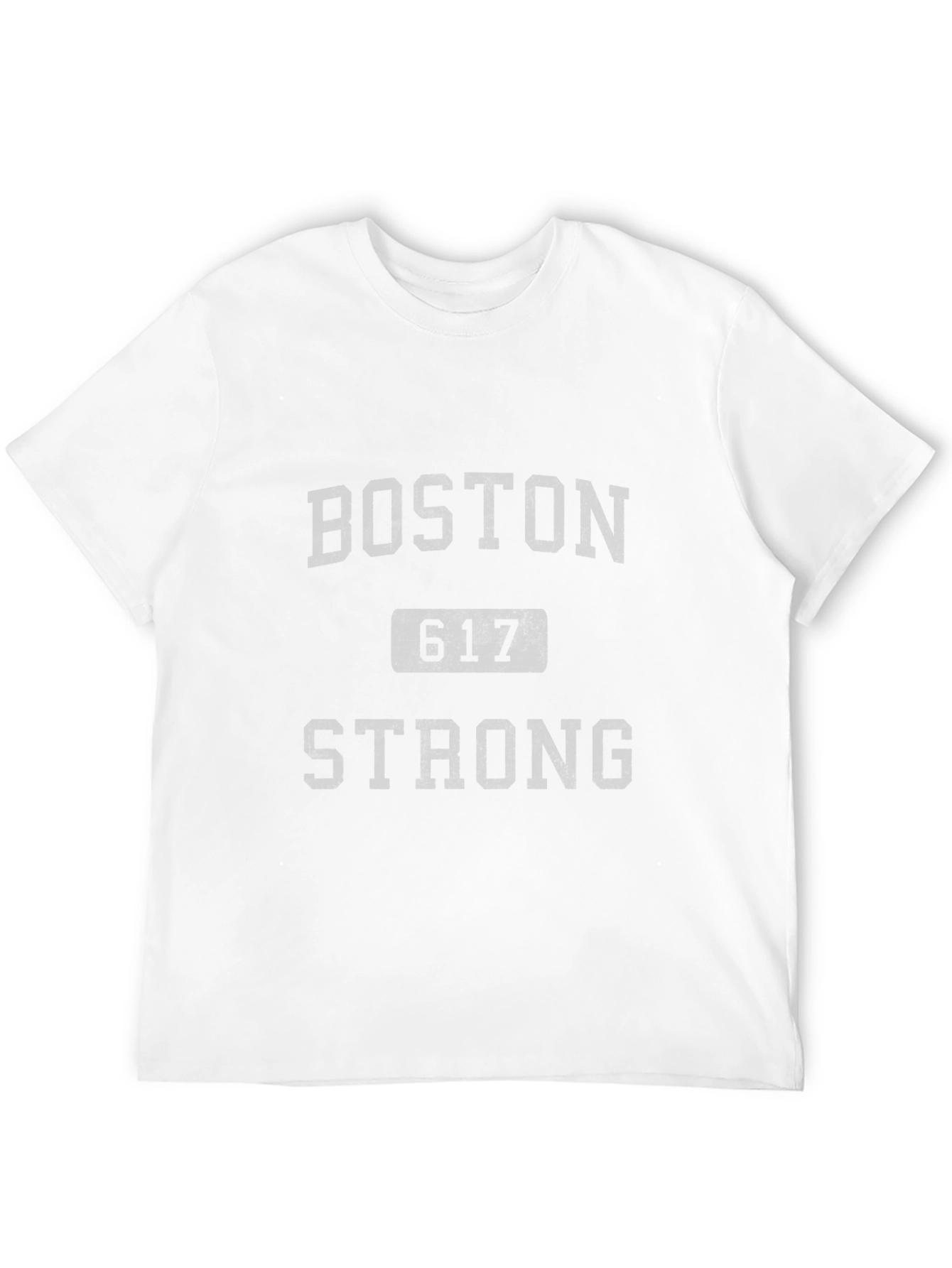 Camiseta Negra Boston Strong 617 para Hombre